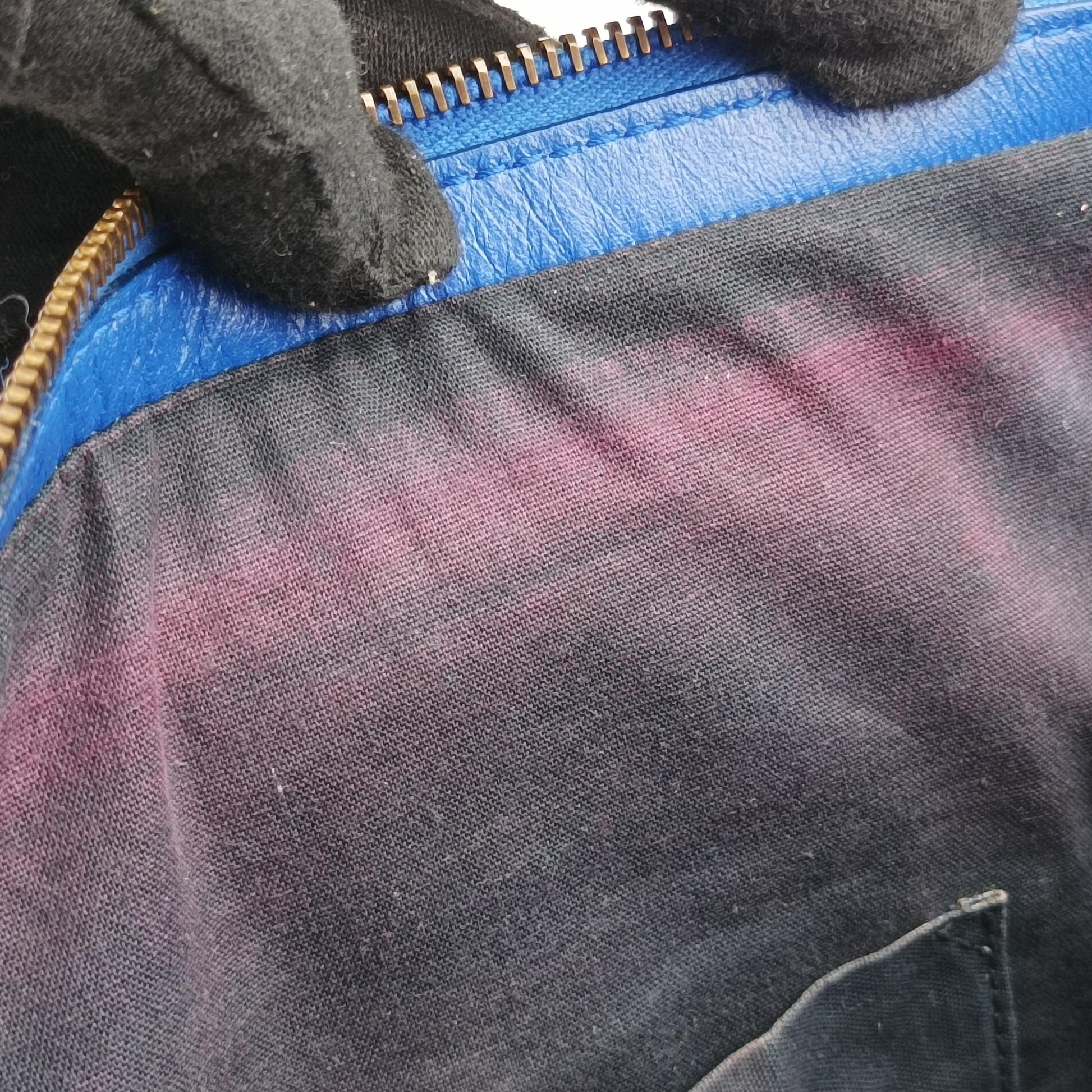 Electric Perforated Motorcycle City Blue lambskin 115748.4385 J.535269エレクトリックペルフォレートモーターサイクルシティ ブルー ラムスキン 115748.4385 J.535269