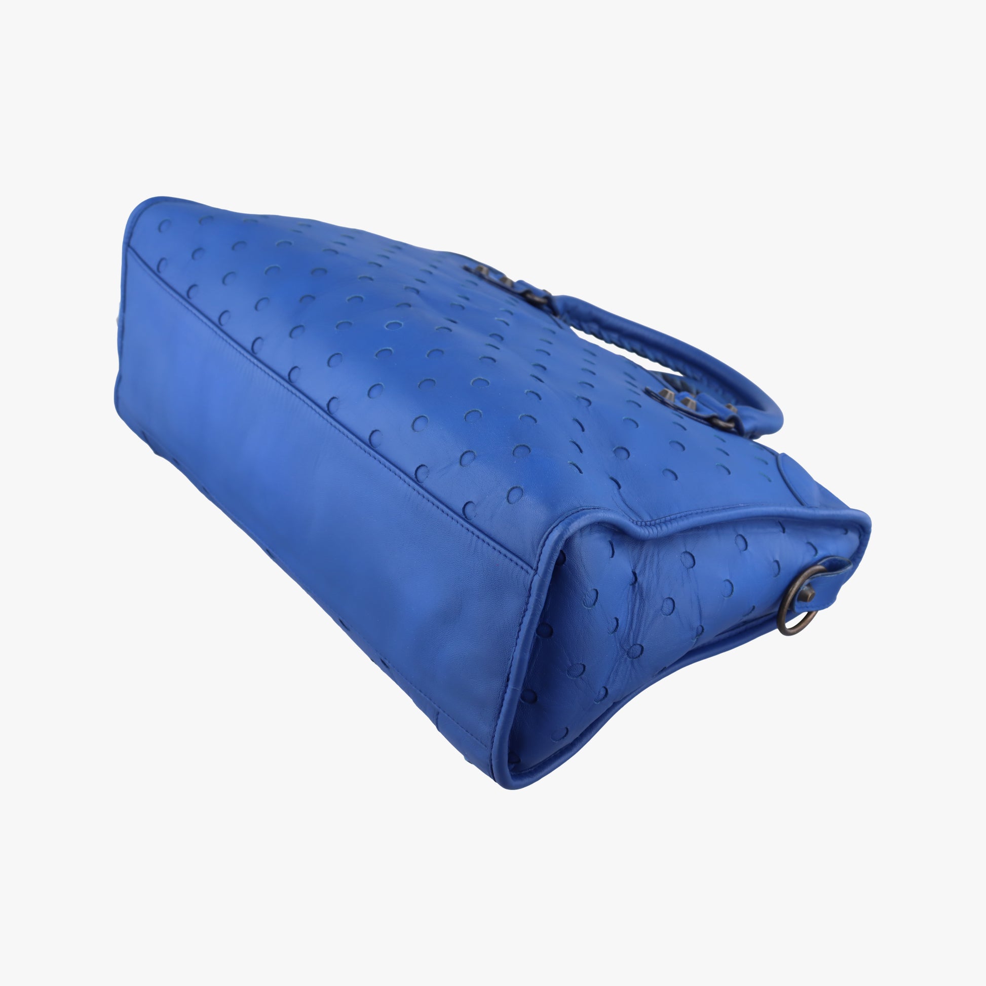 Electric Perforated Motorcycle City Blue lambskin 115748.4385 J.535269エレクトリックペルフォレートモーターサイクルシティ ブルー ラムスキン 115748.4385 J.535269