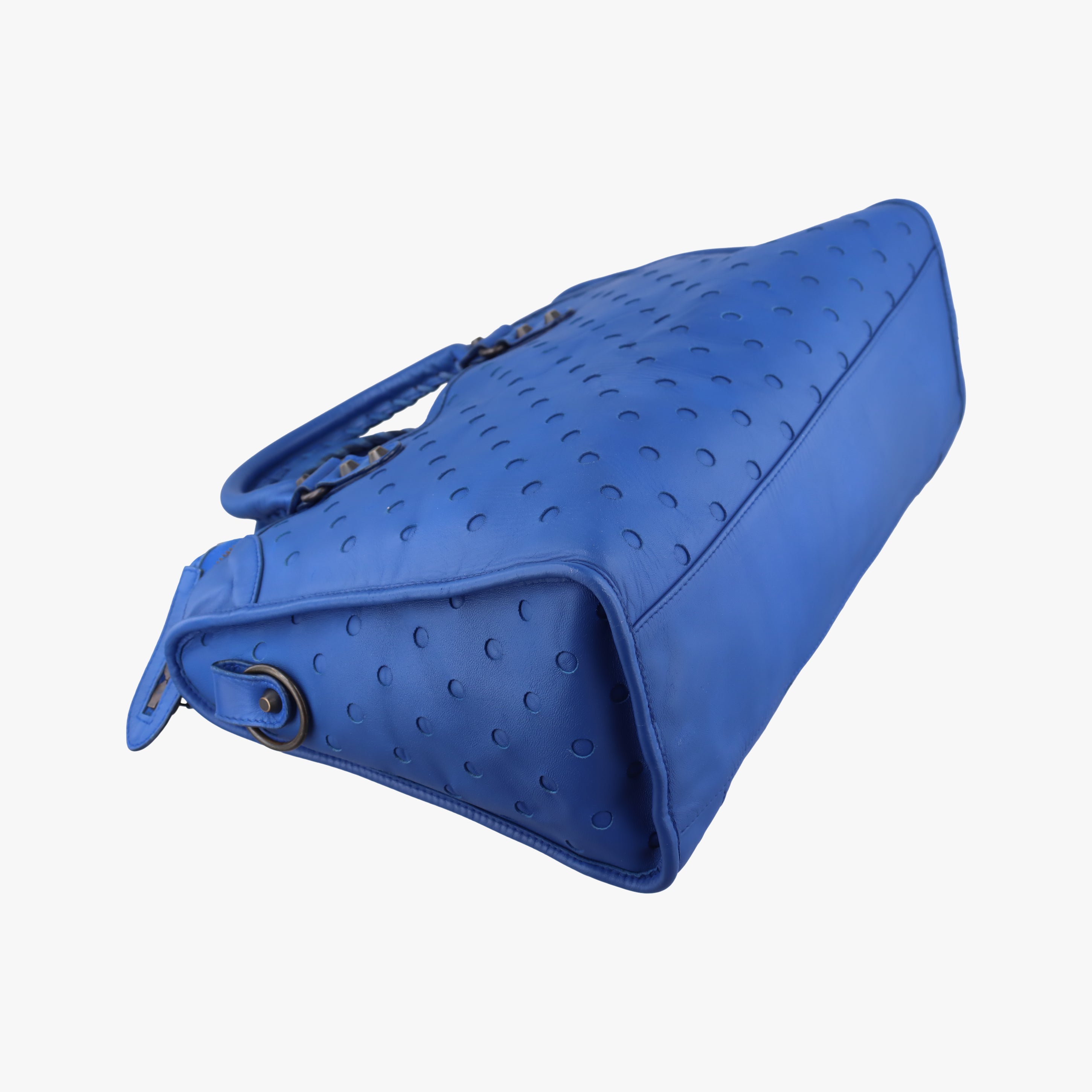 Electric Perforated Motorcycle City Blue lambskin 115748.4385 J.535269エレクトリックペルフォレートモーターサイクルシティ ブルー ラムスキン 115748.4385 J.535269