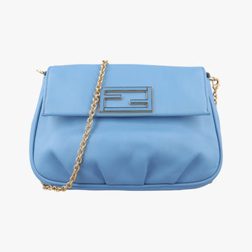 Fendista Pochette Blue Leather 8M0276 8M0276-D16 148-0053フェンディスタ ポシェット ブルー レザー 8M0276 8M0276-D16 148-0053