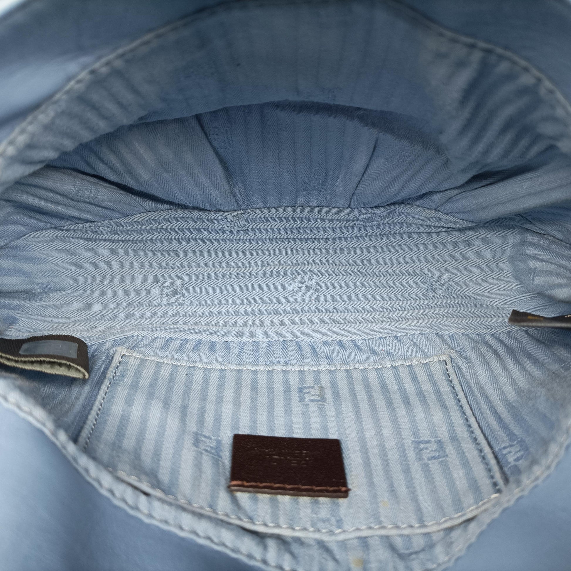 Fendista Pochette Blue Leather 8M0276 8M0276-D16 148-0053フェンディスタ ポシェット ブルー レザー 8M0276 8M0276-D16 148-0053