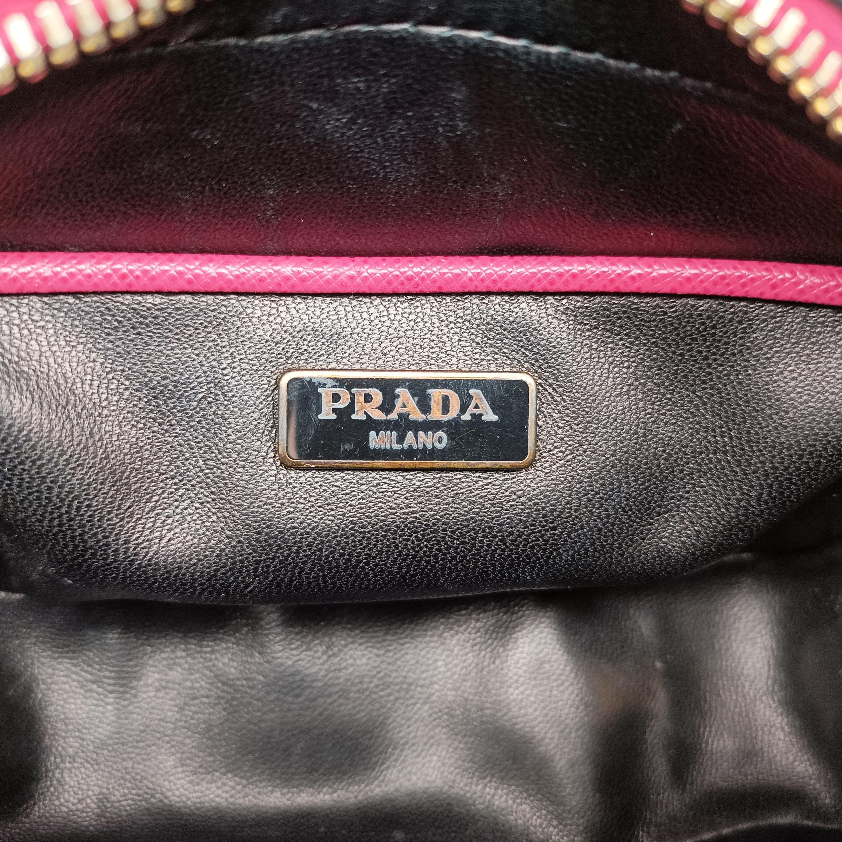 Bijou crystal studs Pink SAFFIANO Leather 1N1674 224ビジュークリスタルスタッズ ピンク サフィアーノレザー 1N1674 224