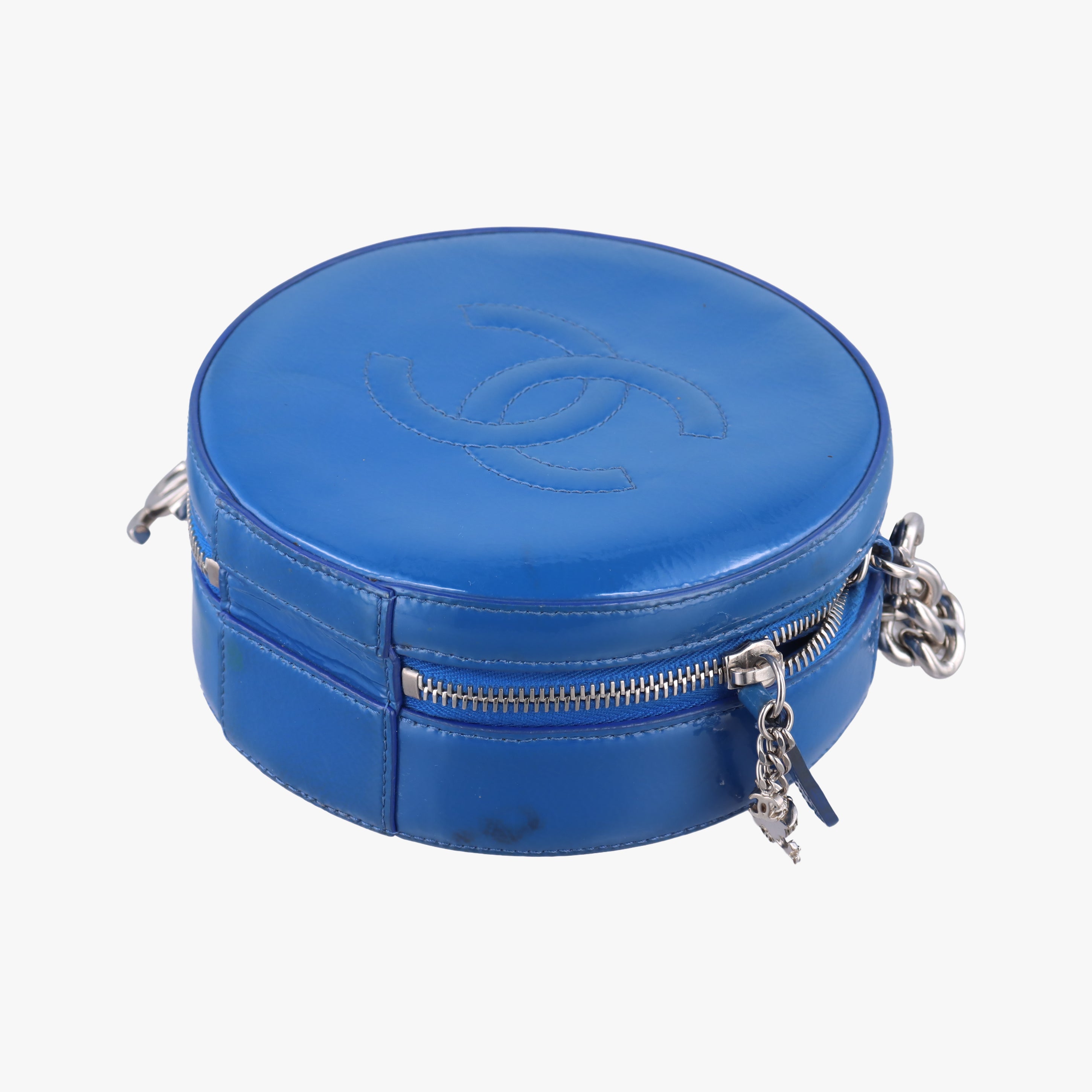 Round As Earth Blue Patent A91946 26907145ココマーク ラウンド ブルー パテント A91946 26907145