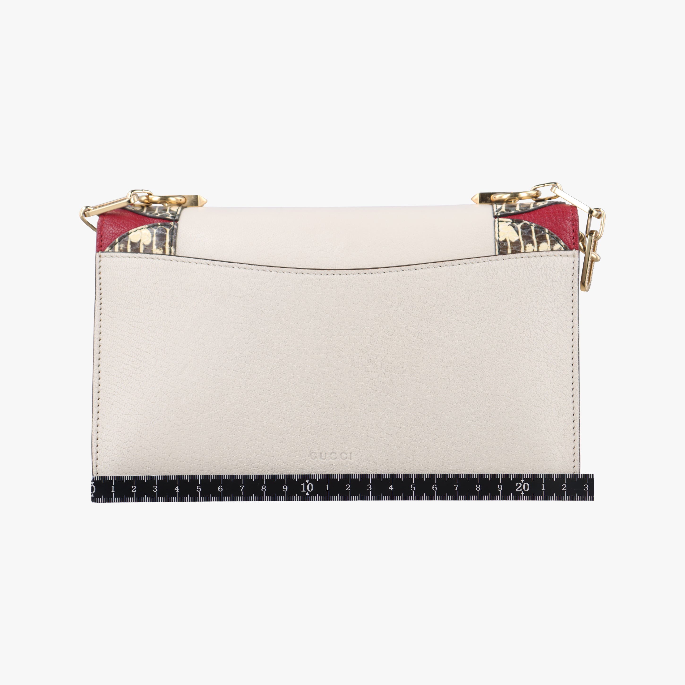 Broche White×red Leather 466433 D021990127ブロシュ ホワイト×レッド レザー 466433 D021990127