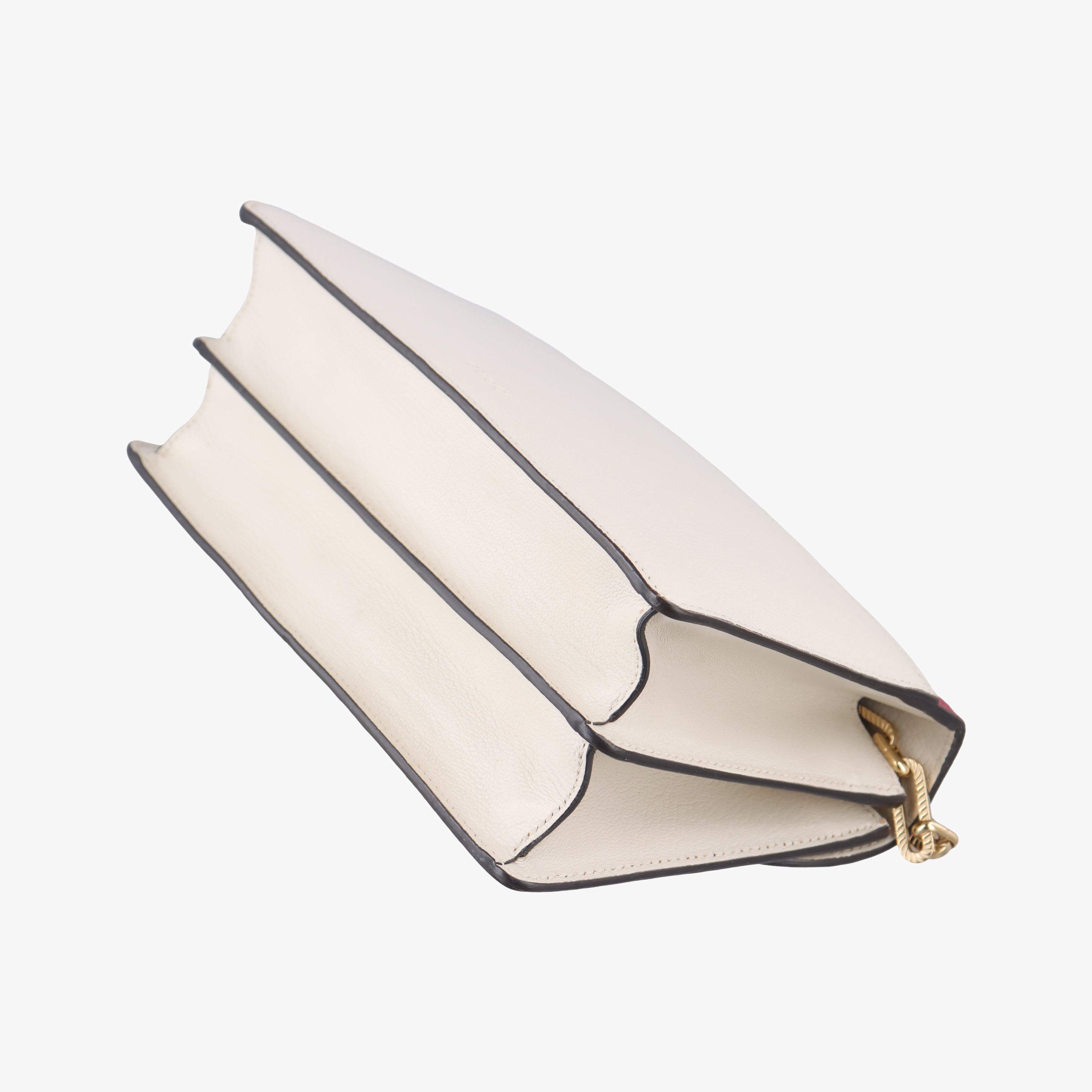 Broche White×red Leather 466433 D021990127ブロシュ ホワイト×レッド レザー 466433 D021990127