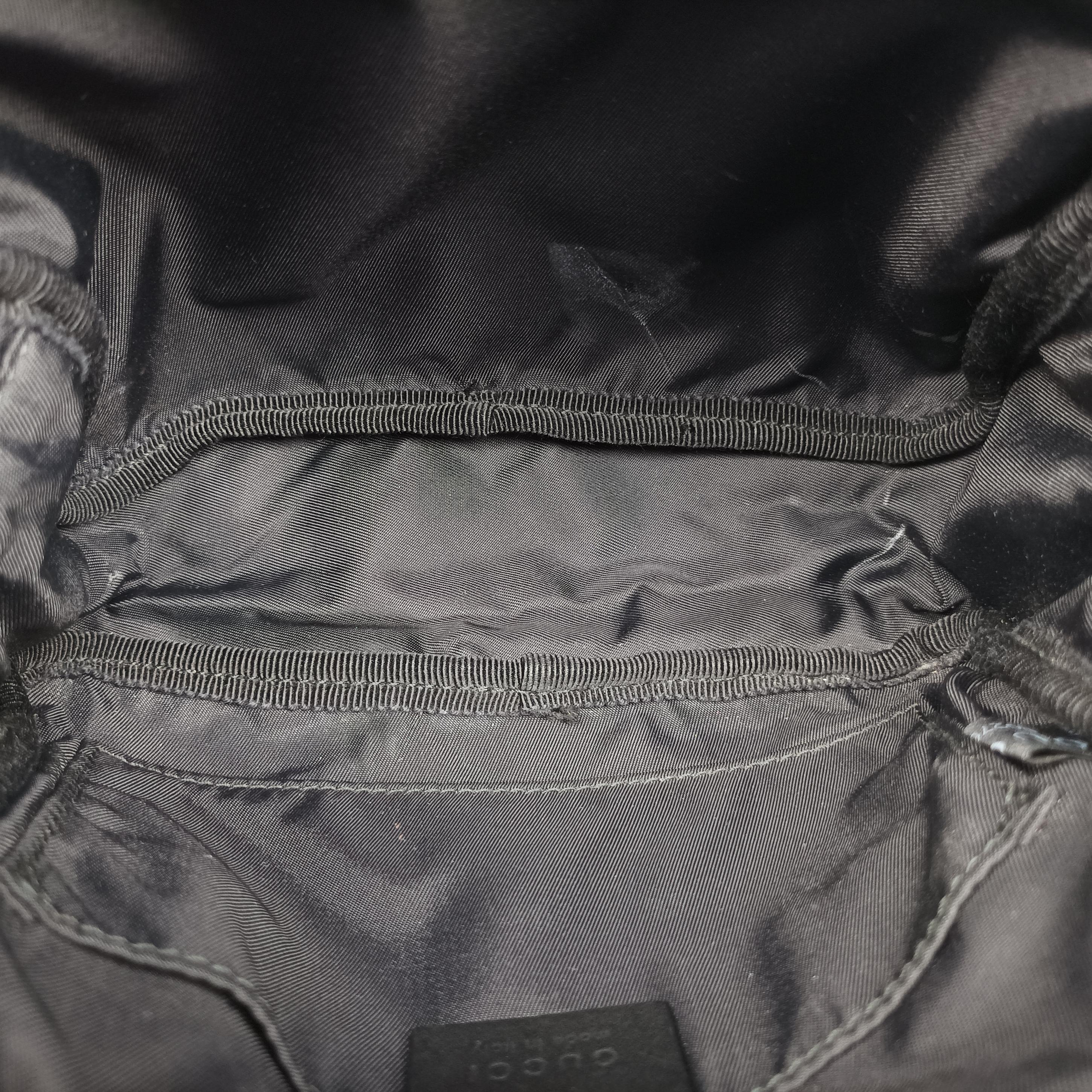 Tiger Embroidered Web Messenger Black fabric 523323 B027692276タイガーヘッド エンブロイダリー アニマル ブラック ファブリック 523323 B027692276