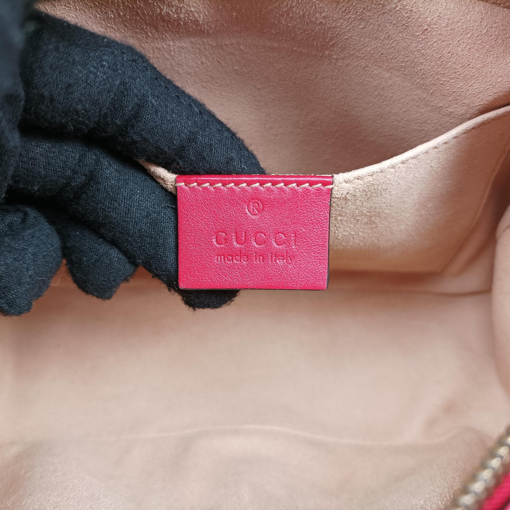 GG Marmont Red Leather 447632 C028175104GGマーモント レッド レザー 447632 C028175104