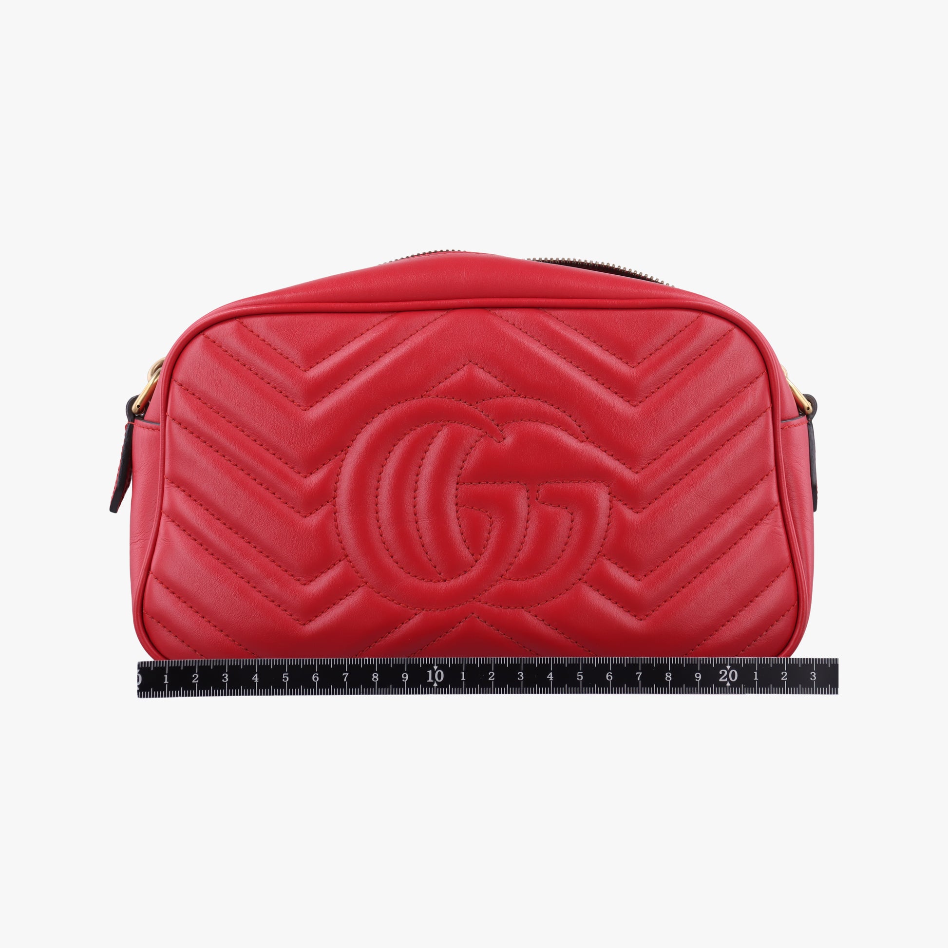 GG Marmont Red Leather 447632 C028175104GGマーモント レッド レザー 447632 C028175104