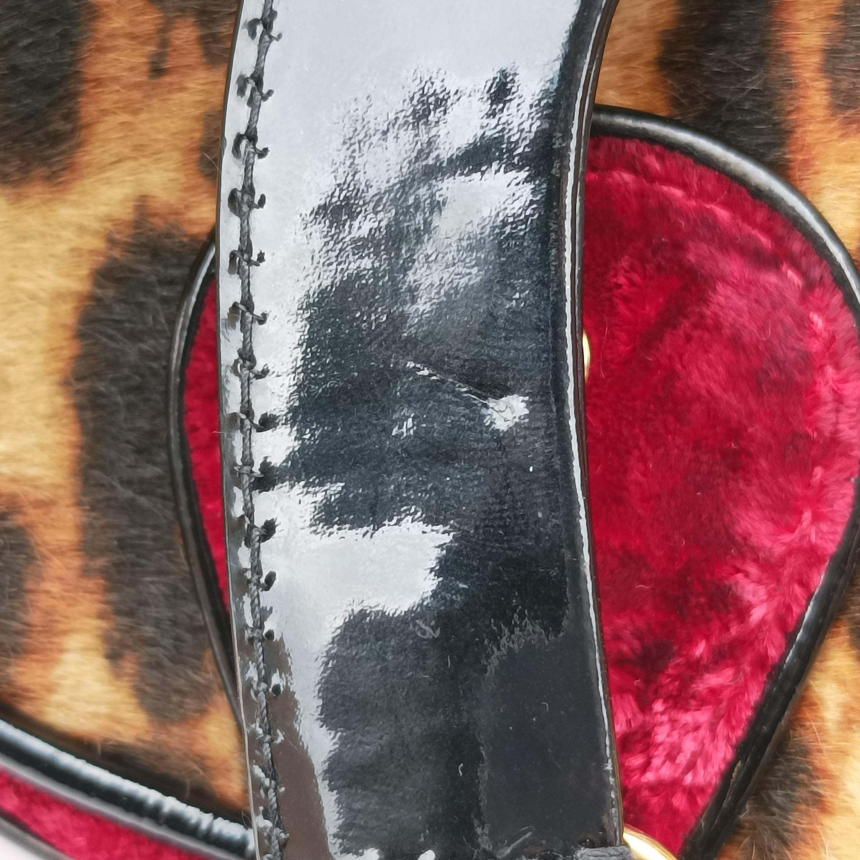 Dice Leopard Bowler Multicolour ponyhair×velour×patent 05-MA-1014ダイスレパードボウラー マルチカラー ハラコ×ベロア×パテント 05-MA-1014