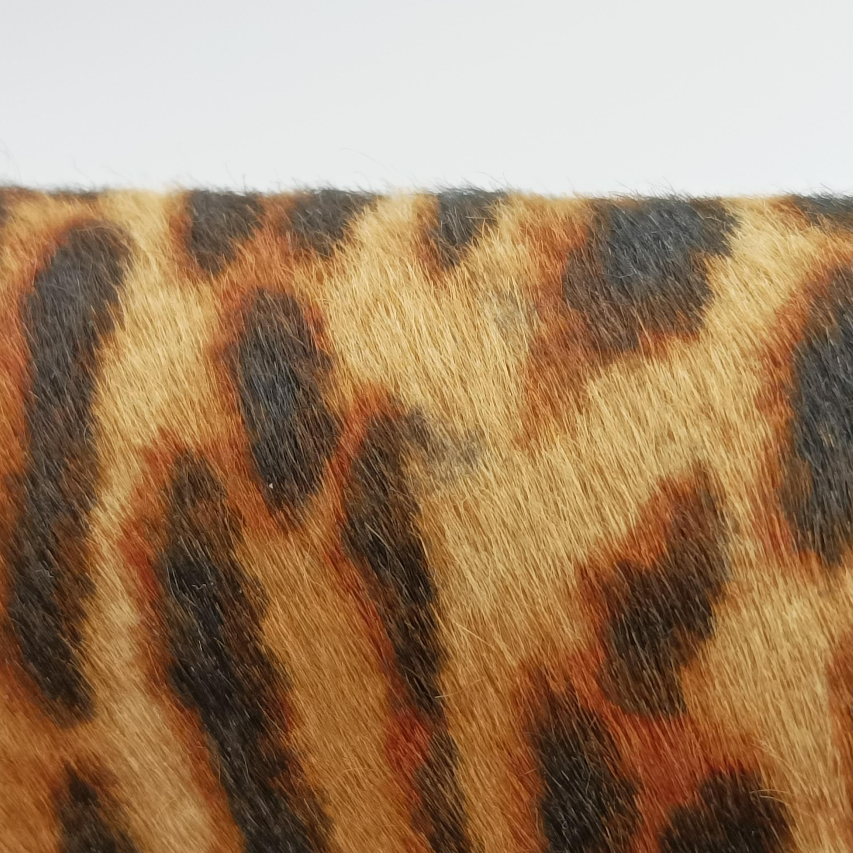 Dice Leopard Bowler Multicolour ponyhair×velour×patent 05-MA-1014ダイスレパードボウラー マルチカラー ハラコ×ベロア×パテント 05-MA-1014