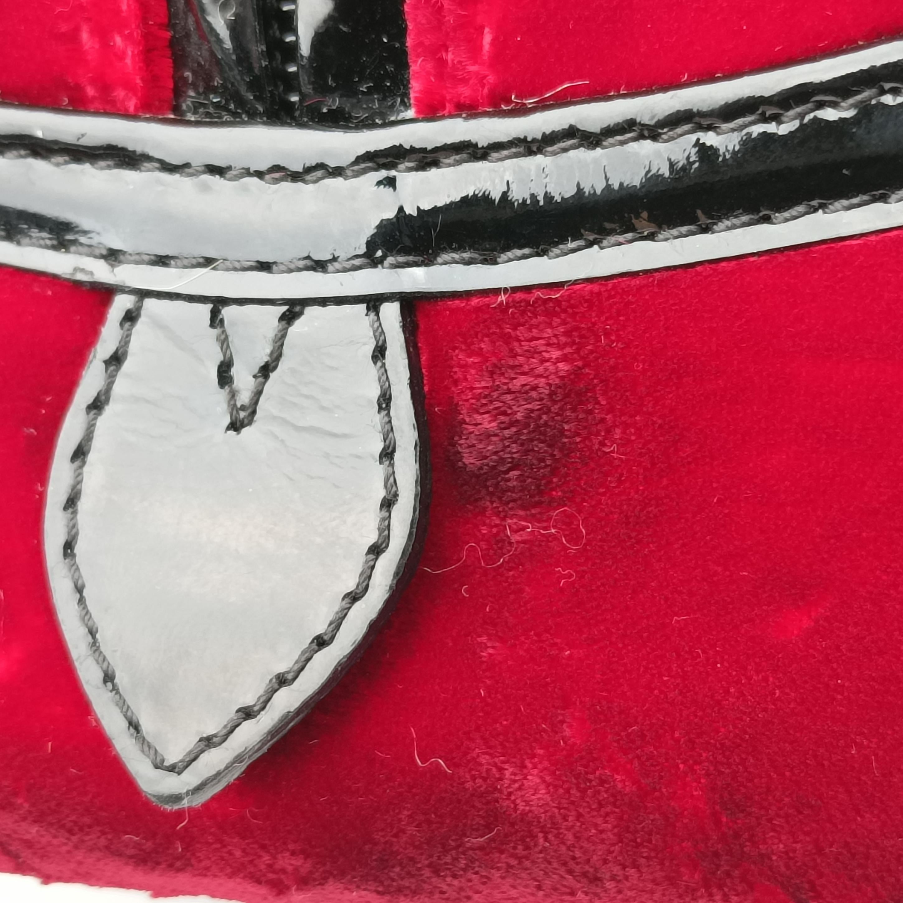 Dice Leopard Bowler Multicolour ponyhair×velour×patent 05-MA-1014ダイスレパードボウラー マルチカラー ハラコ×ベロア×パテント 05-MA-1014