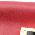 Pequin Embossed Striped Claudia Red Leather 8BT204 8BT204-F00 129-2566ペカン エンボス ストライプ クラウディア レッド レザー 8BT204 8BT204-F00 129-2566