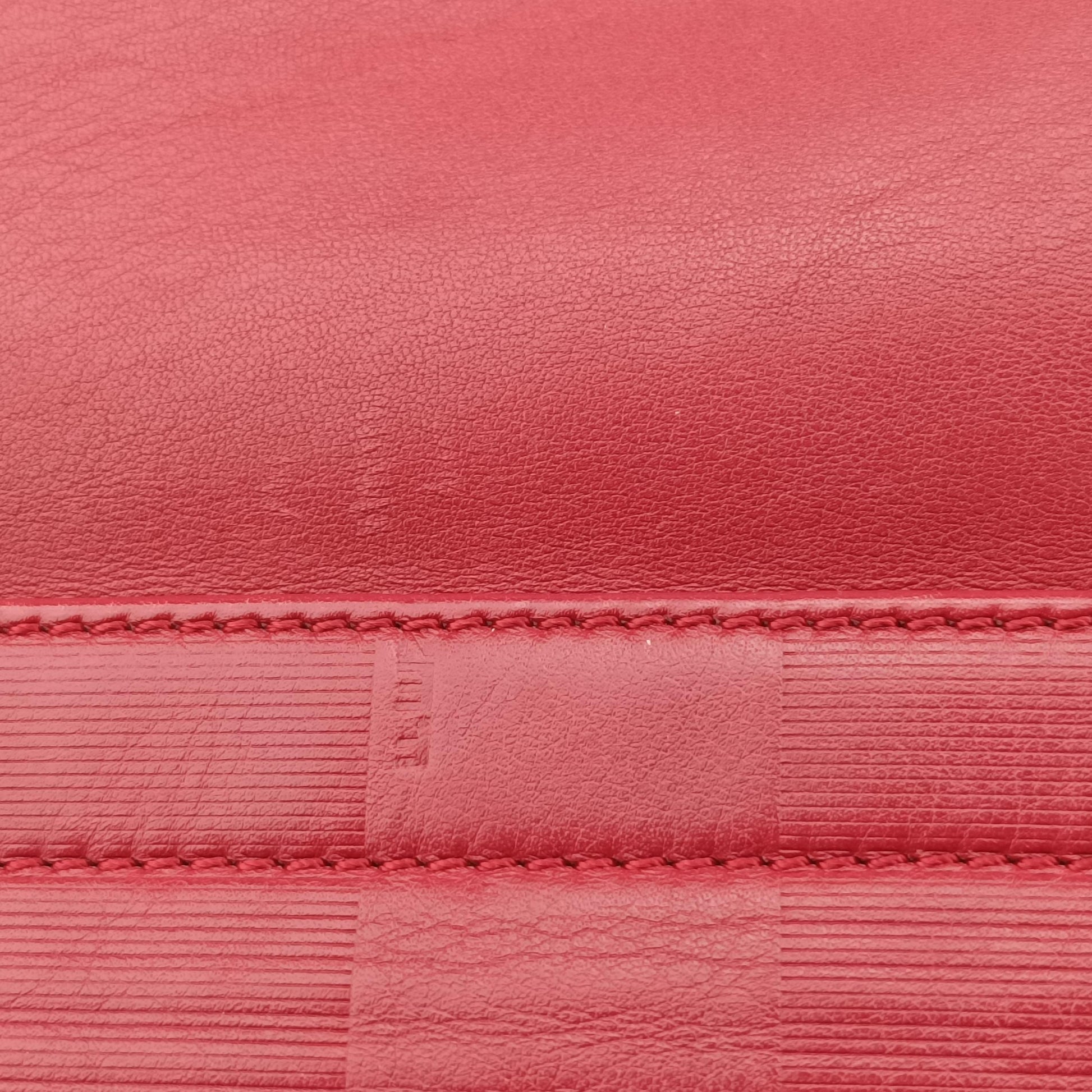 Pequin Embossed Striped Claudia Red Leather 8BT204 8BT204-F00 129-2566ペカン エンボス ストライプ クラウディア レッド レザー 8BT204 8BT204-F00 129-2566