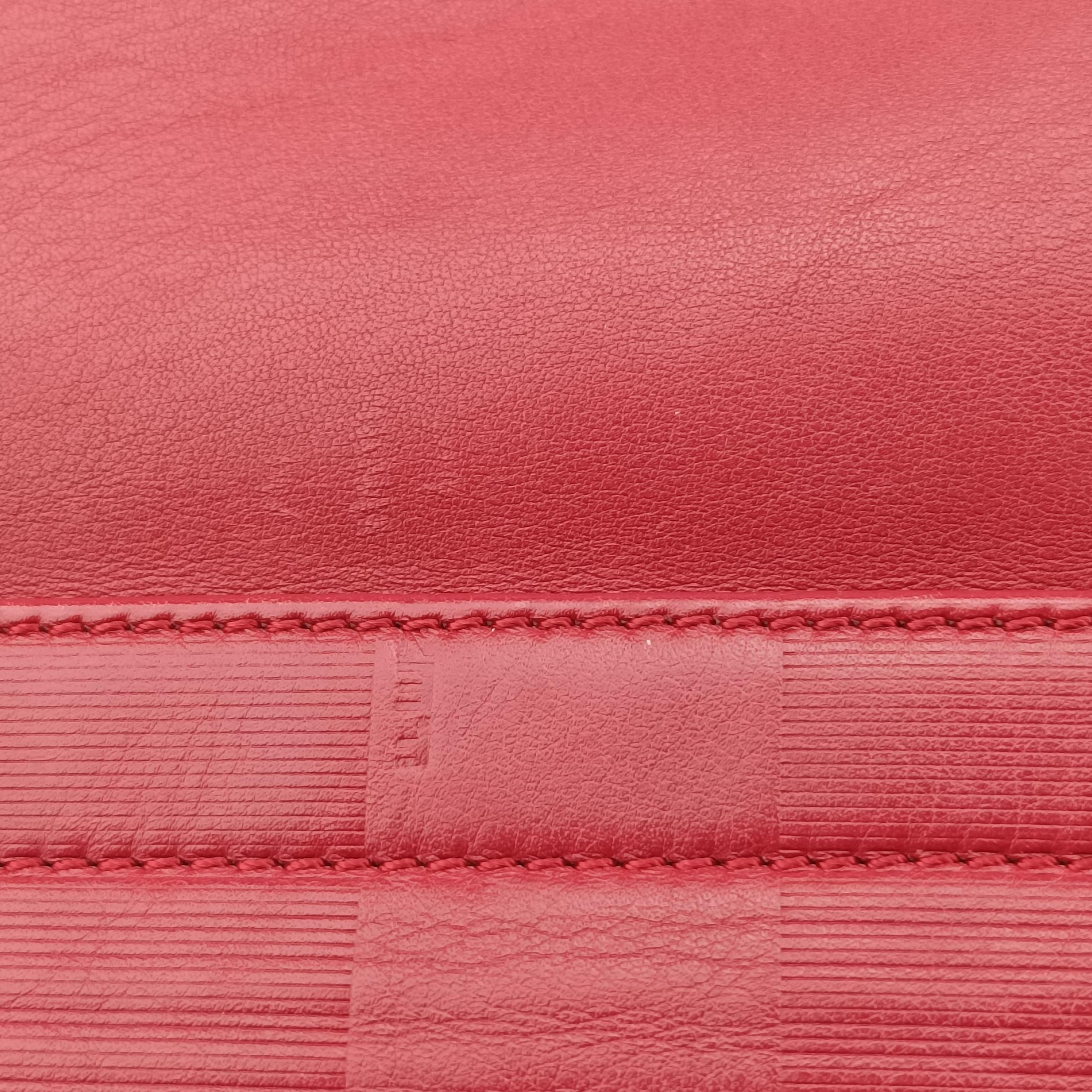 Pequin Embossed Striped Claudia Red Leather 8BT204 8BT204-F00 129-2566ペカン エンボス ストライプ クラウディア レッド レザー 8BT204 8BT204-F00 129-2566