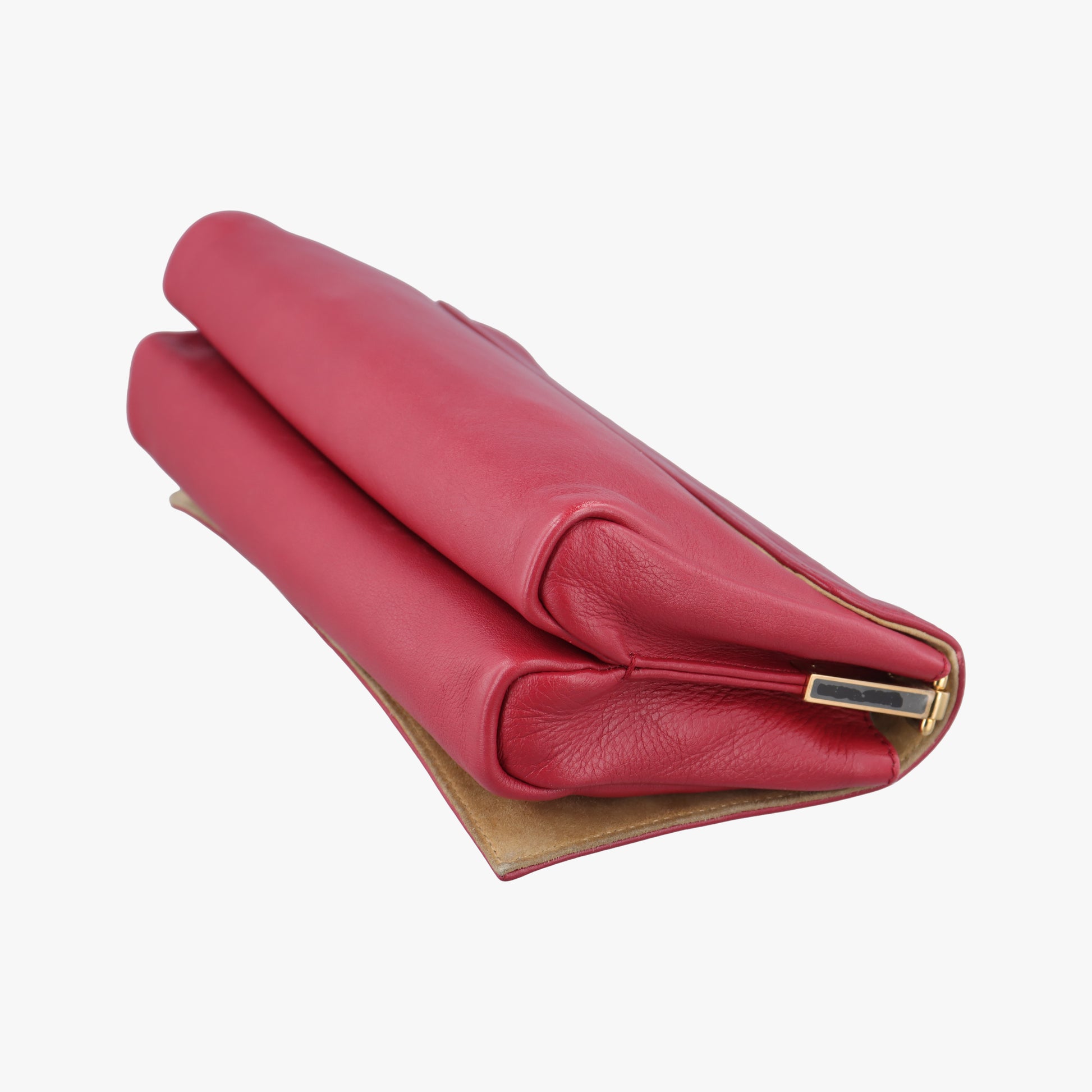 Pequin Embossed Striped Claudia Red Leather 8BT204 8BT204-F00 129-2566ペカン エンボス ストライプ クラウディア レッド レザー 8BT204 8BT204-F00 129-2566