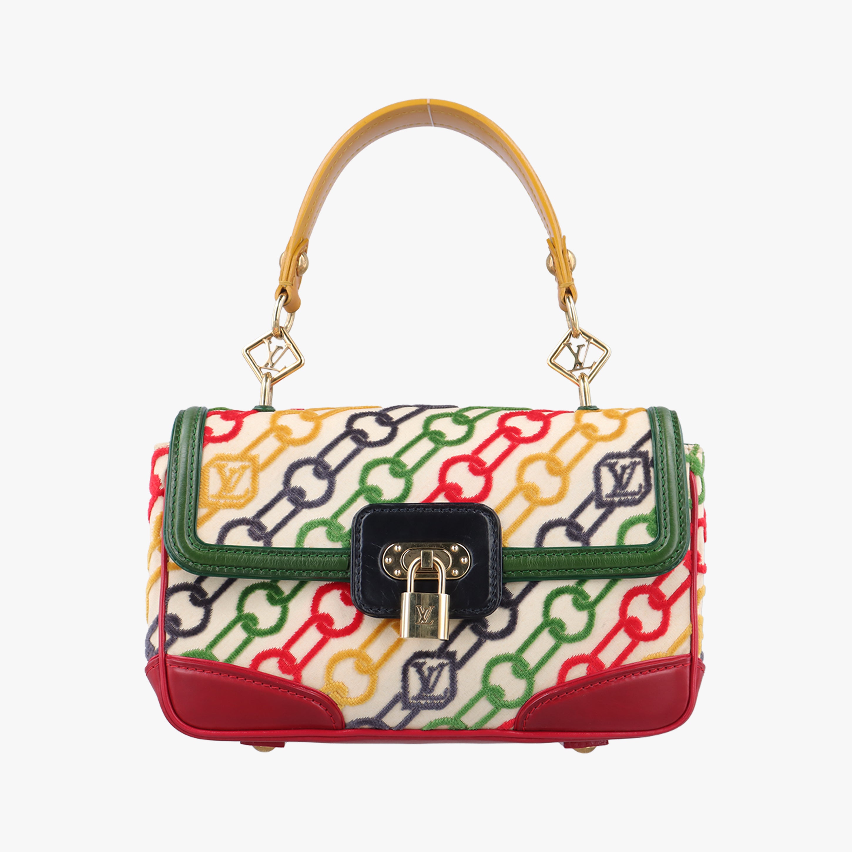 Dolly Pochette multicolor Velvet×leather M95208 BA0046ドリーポシェット マルチカラー ベロア×レザー M95208 BA0046