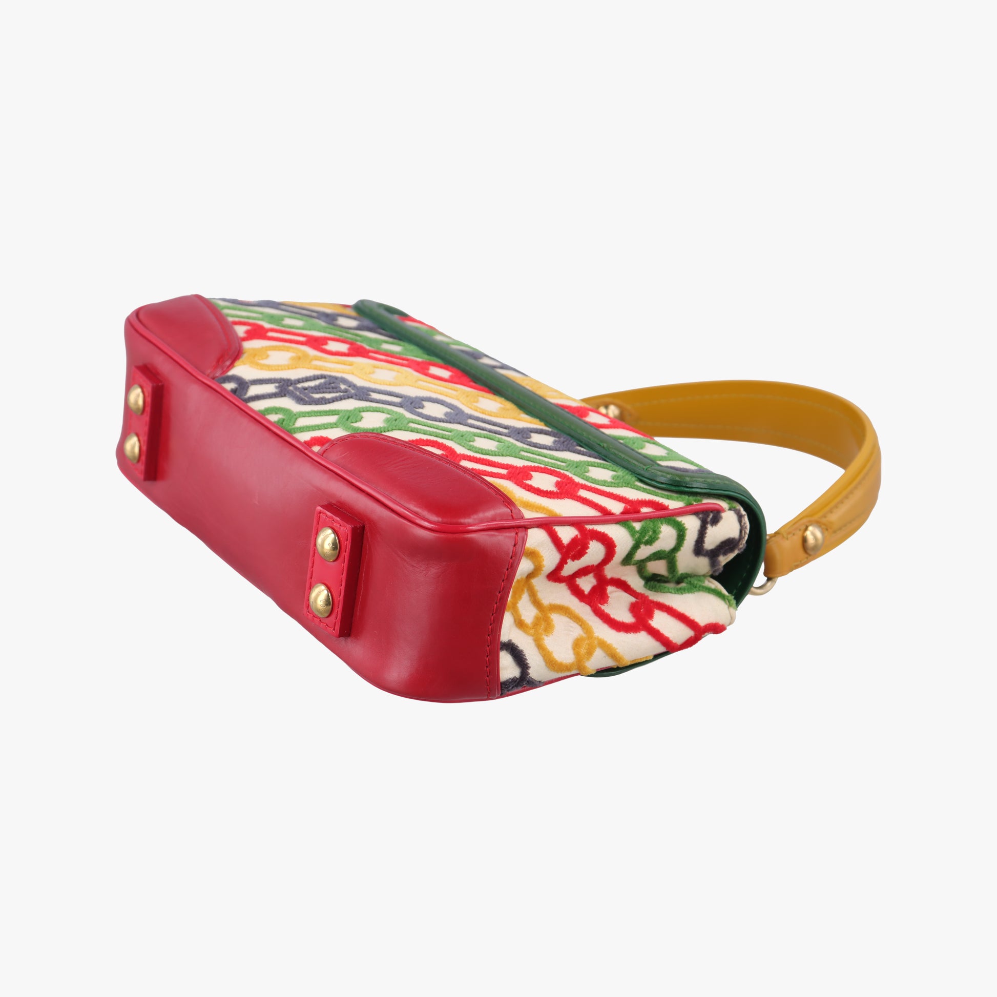 Dolly Pochette multicolor Velvet×leather M95208 BA0046ドリーポシェット マルチカラー ベロア×レザー M95208 BA0046