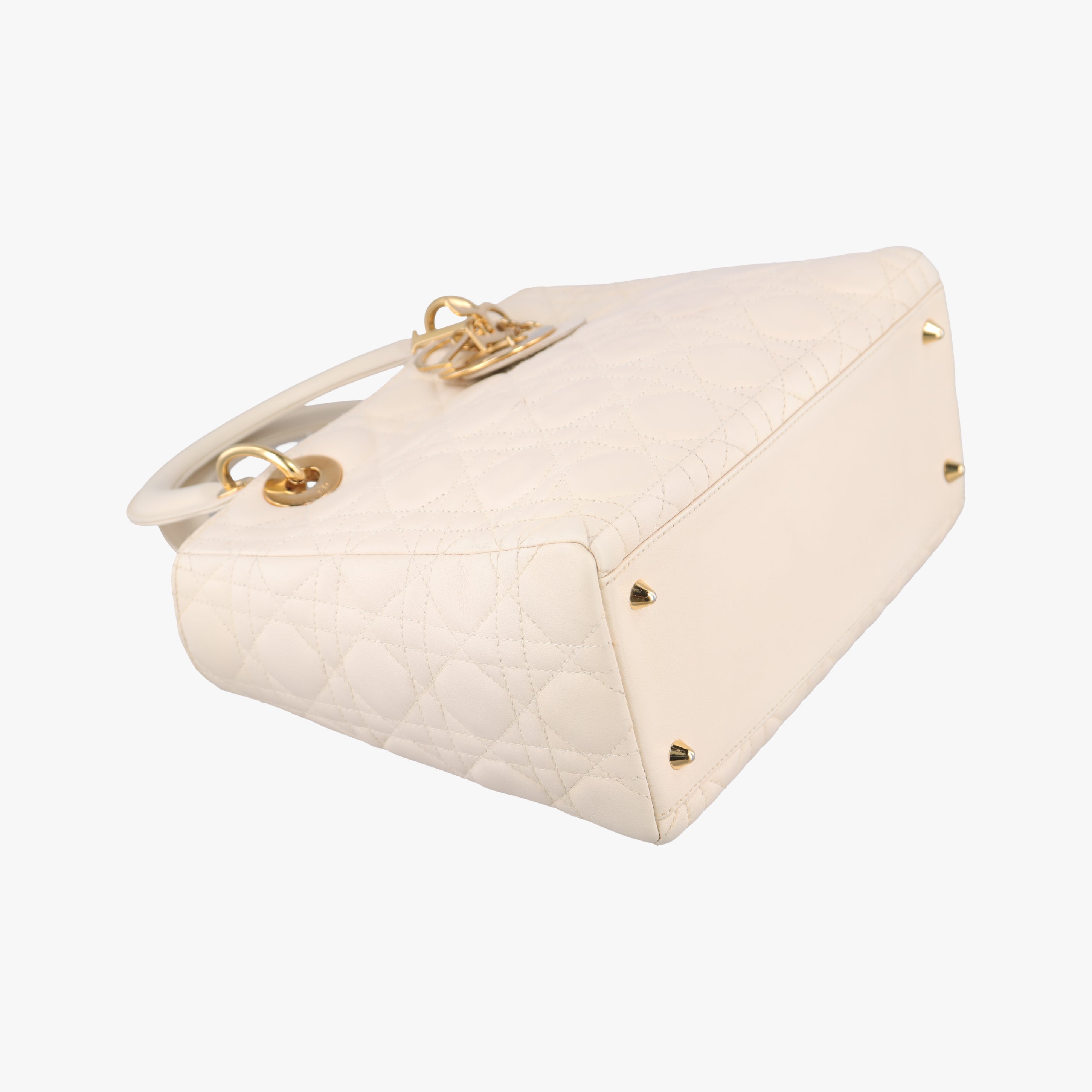Lady Dior Beige Patent 05-MA-0057レディディオール ベージュ パテント 05-MA-0057