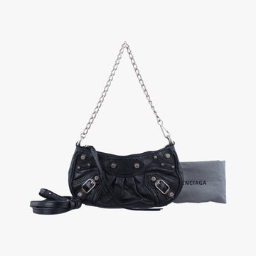 Le Cagole mini black lambskin 695814.1000.R.493075ル カゴール ミニ ブラック ラムスキン 695814.1000.R.493075