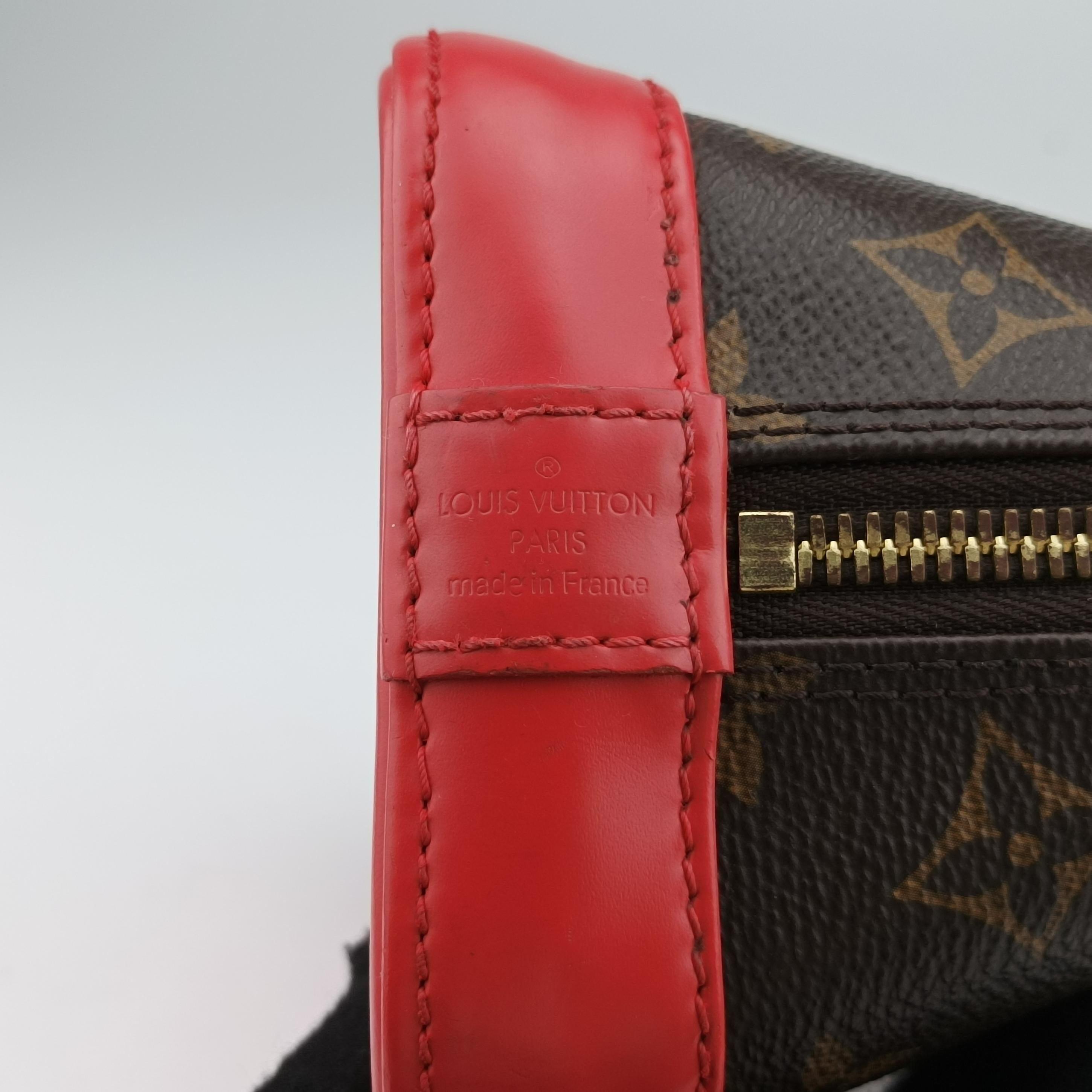 Alma BB brown×Flamingo Monogram Totem×calf leather M41659 FL3195アルマBB モノグラム/ブラウン系×フラミンゴ モノグラム トーテム×カーフレザー M41659 FL3195