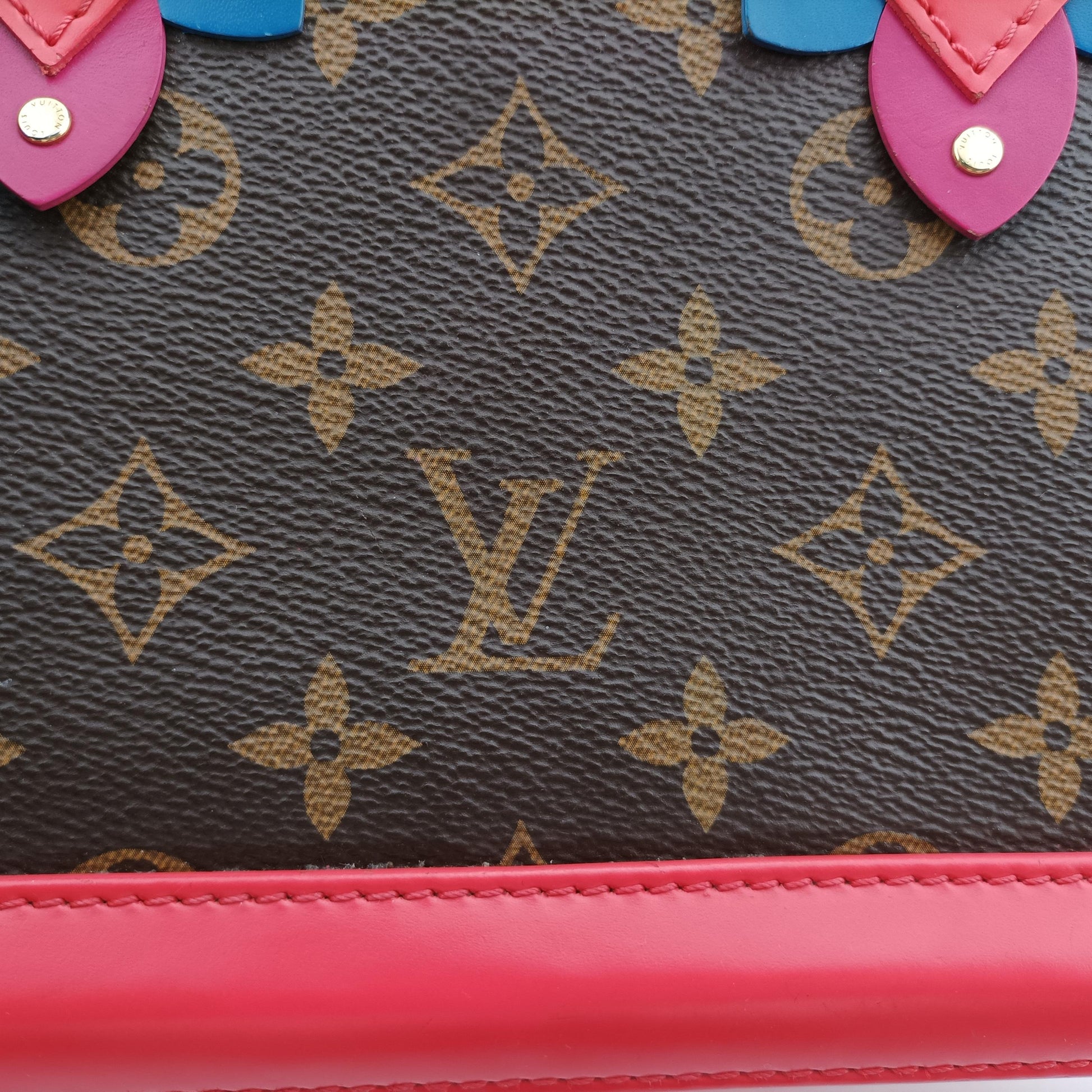 Alma BB brown×Flamingo Monogram Totem×calf leather M41659 FL3195アルマBB モノグラム/ブラウン系×フラミンゴ モノグラム トーテム×カーフレザー M41659 FL3195