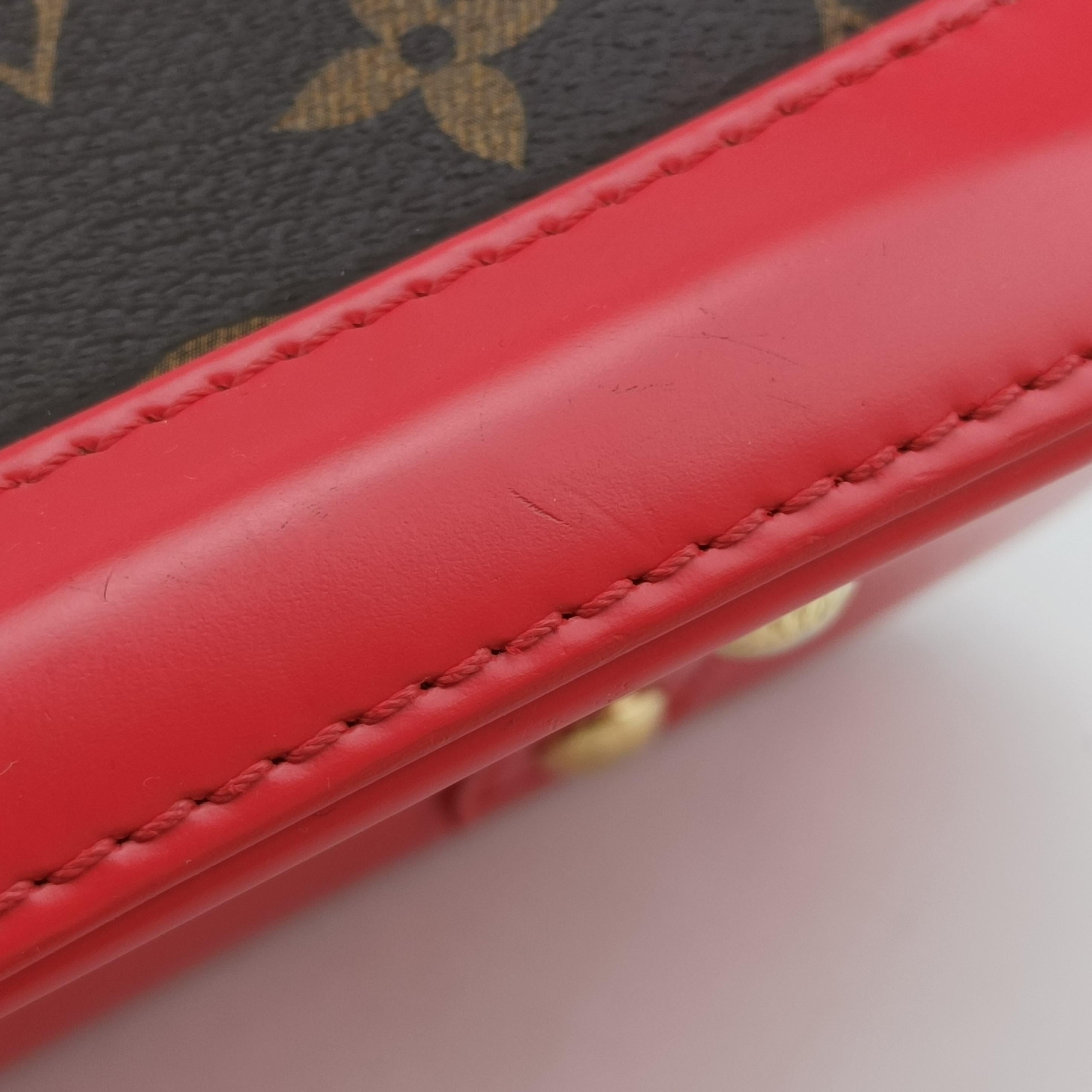 Alma BB brown×Flamingo Monogram Totem×calf leather M41659 FL3195アルマBB モノグラム/ブラウン系×フラミンゴ モノグラム トーテム×カーフレザー M41659 FL3195