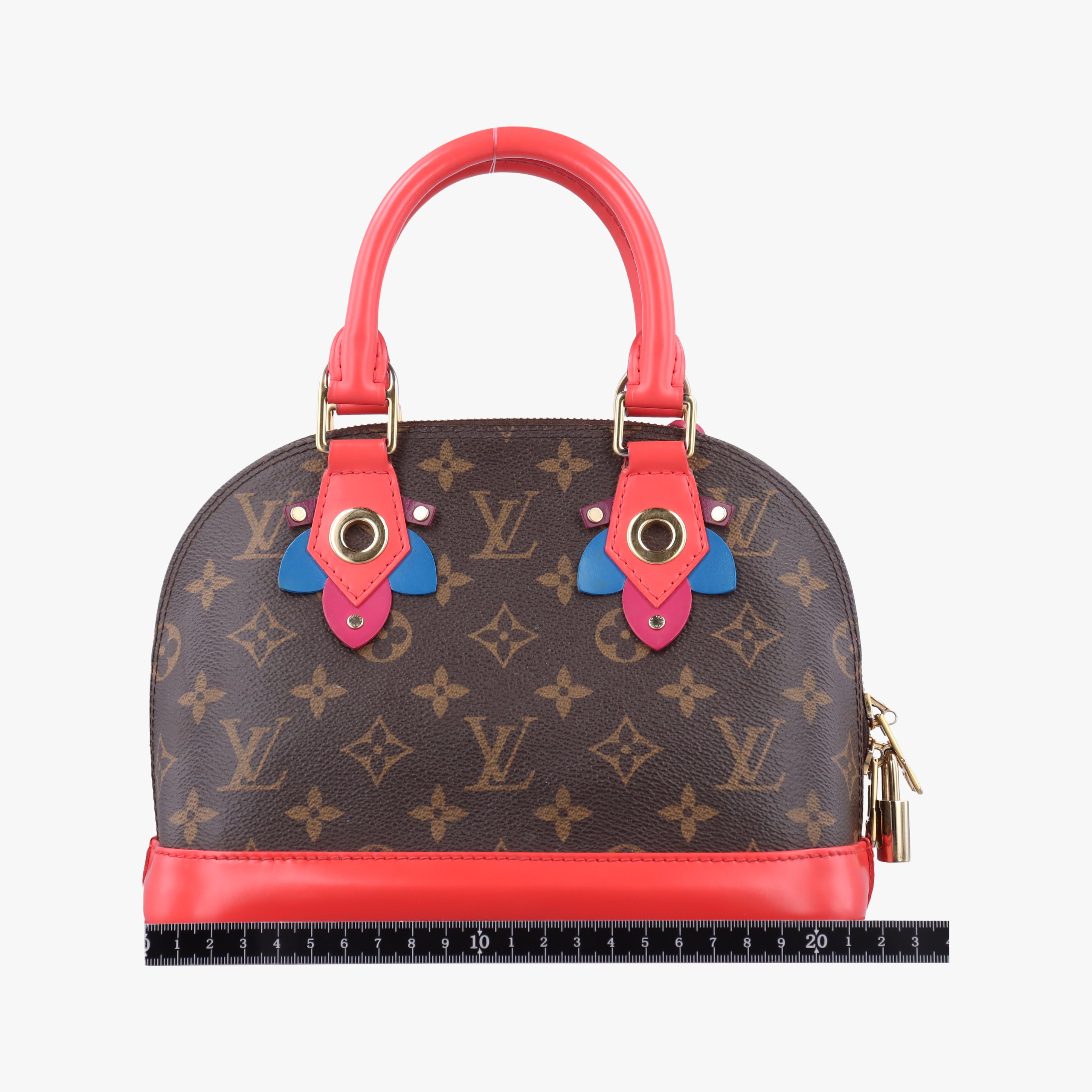 Alma BB brown×Flamingo Monogram Totem×calf leather M41659 FL3195アルマBB モノグラム/ブラウン系×フラミンゴ モノグラム トーテム×カーフレザー M41659 FL3195