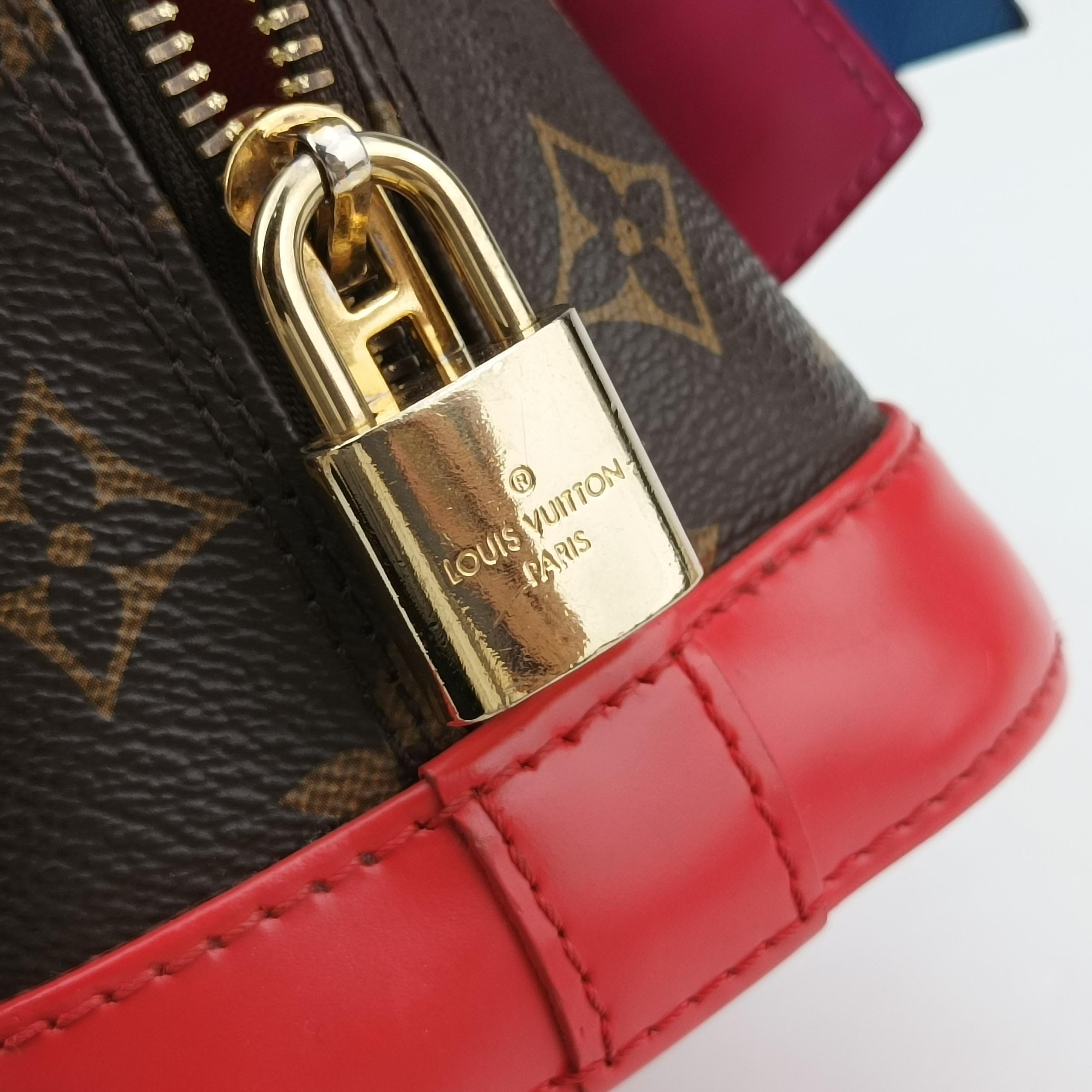 Alma BB brown×Flamingo Monogram Totem×calf leather M41659 FL3195アルマBB モノグラム/ブラウン系×フラミンゴ モノグラム トーテム×カーフレザー M41659 FL3195