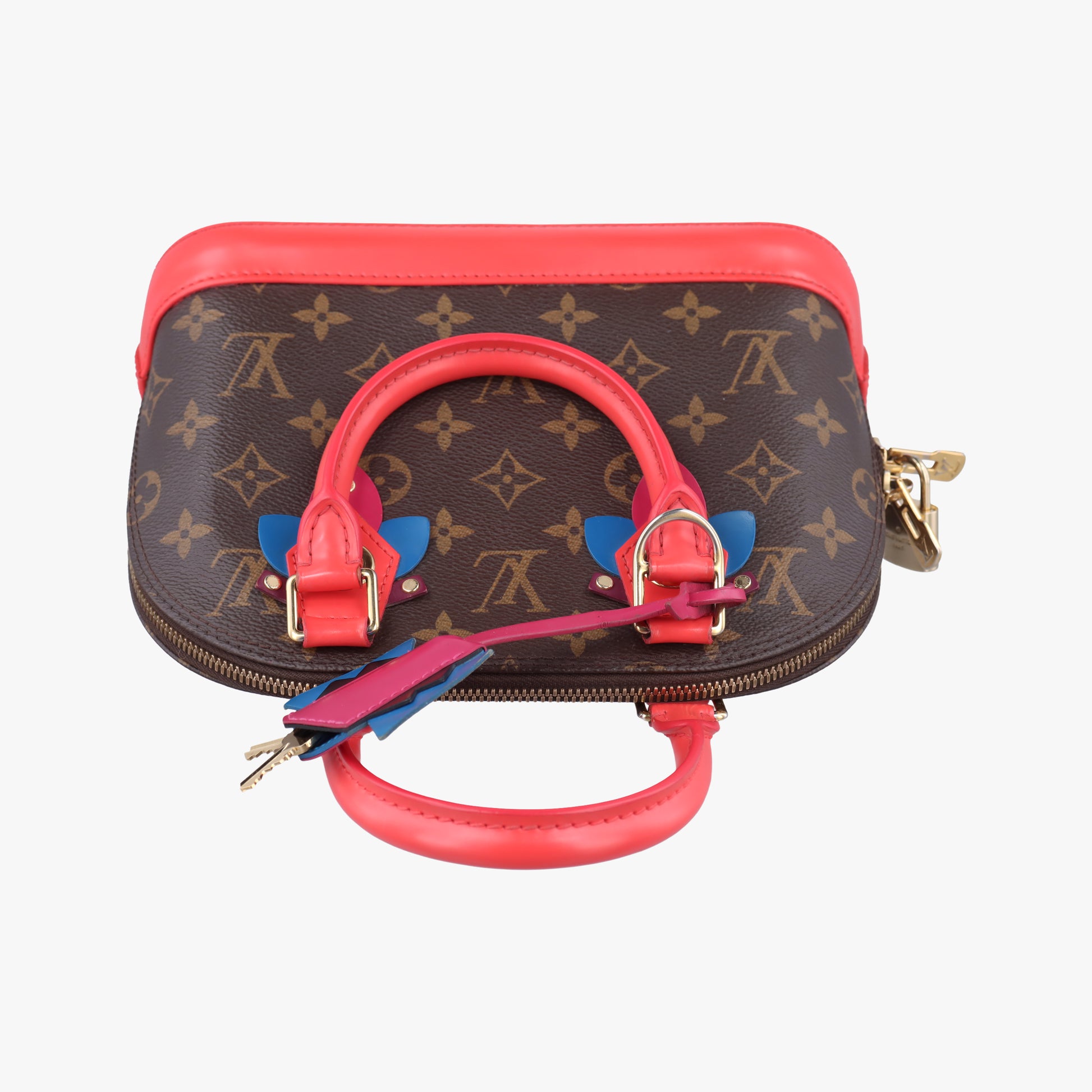 Alma BB brown×Flamingo Monogram Totem×calf leather M41659 FL3195アルマBB モノグラム/ブラウン系×フラミンゴ モノグラム トーテム×カーフレザー M41659 FL3195