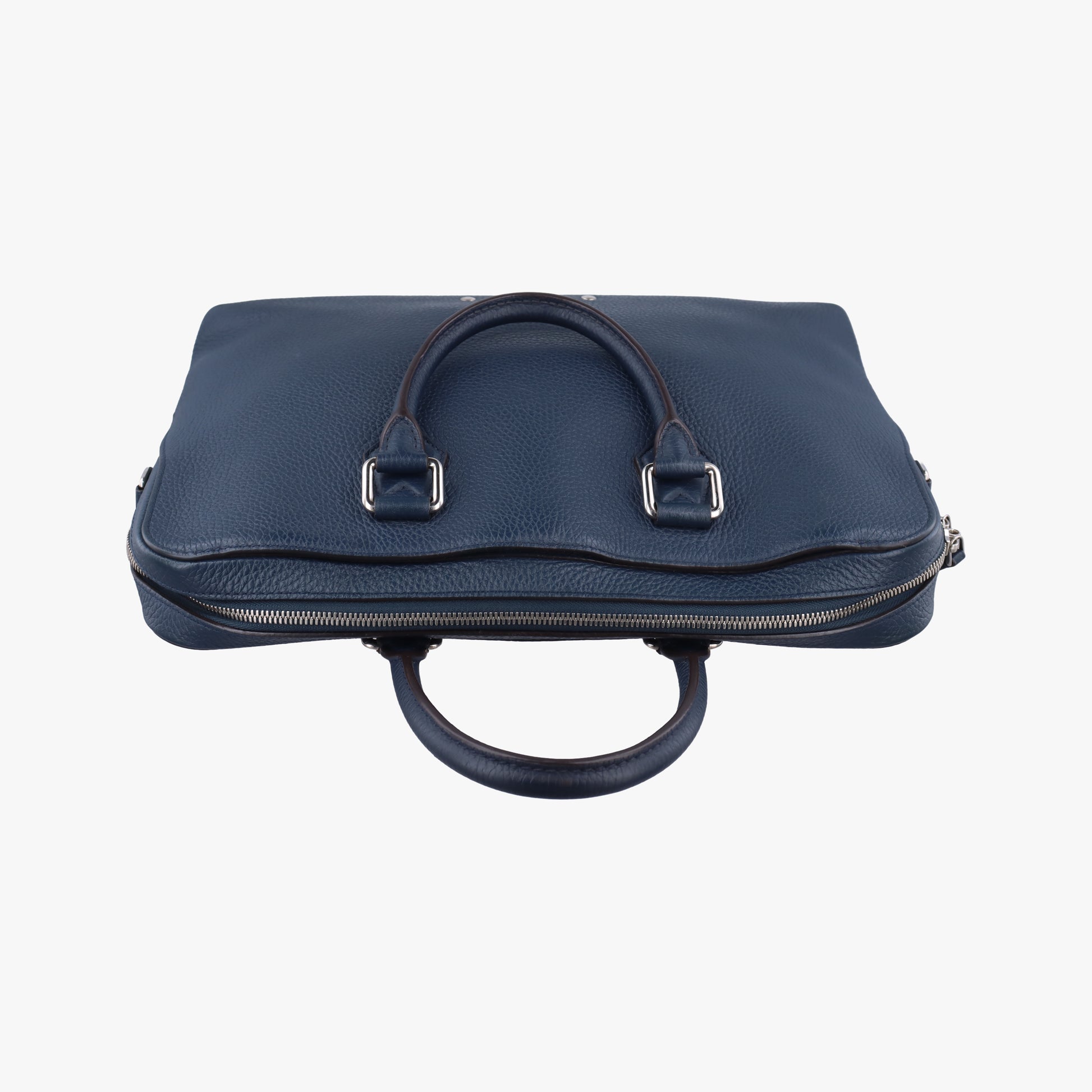 ARMAND Briefcase PM Navy Taurillon leather M53490 UB0138アルマンド ブリーフケース PM ネイビー トリヨンレザー M53490 UB0138