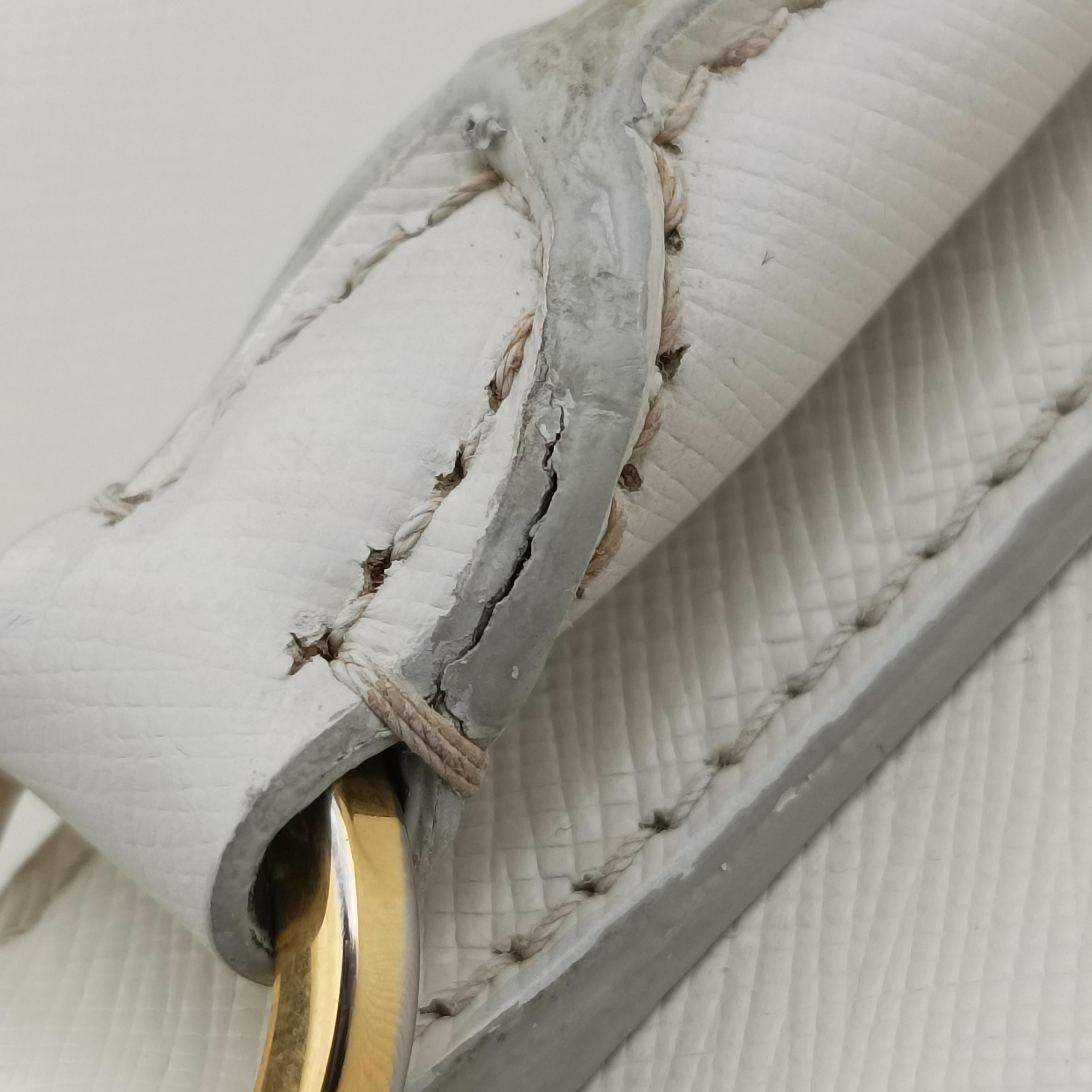 Galleria White SAFFIANO Leather BN1844 25ガレリア ホワイト サフィアーノレザー BN1844 25