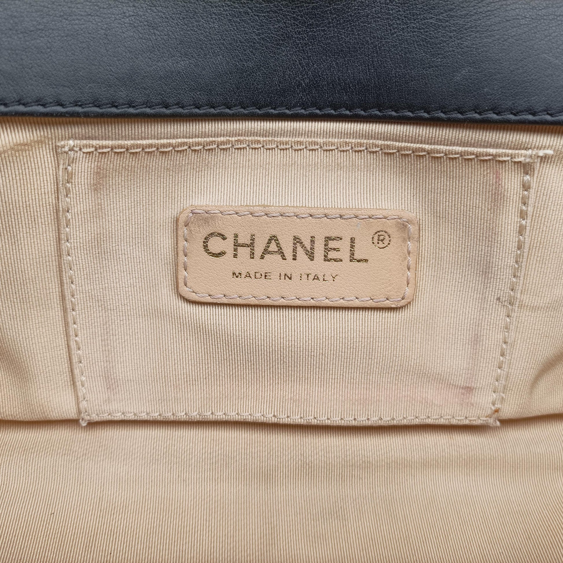 2.55 chain Black×white Leather A67500 177249052.55チェーン ブラック×ホワイト レザー A67500 17724905