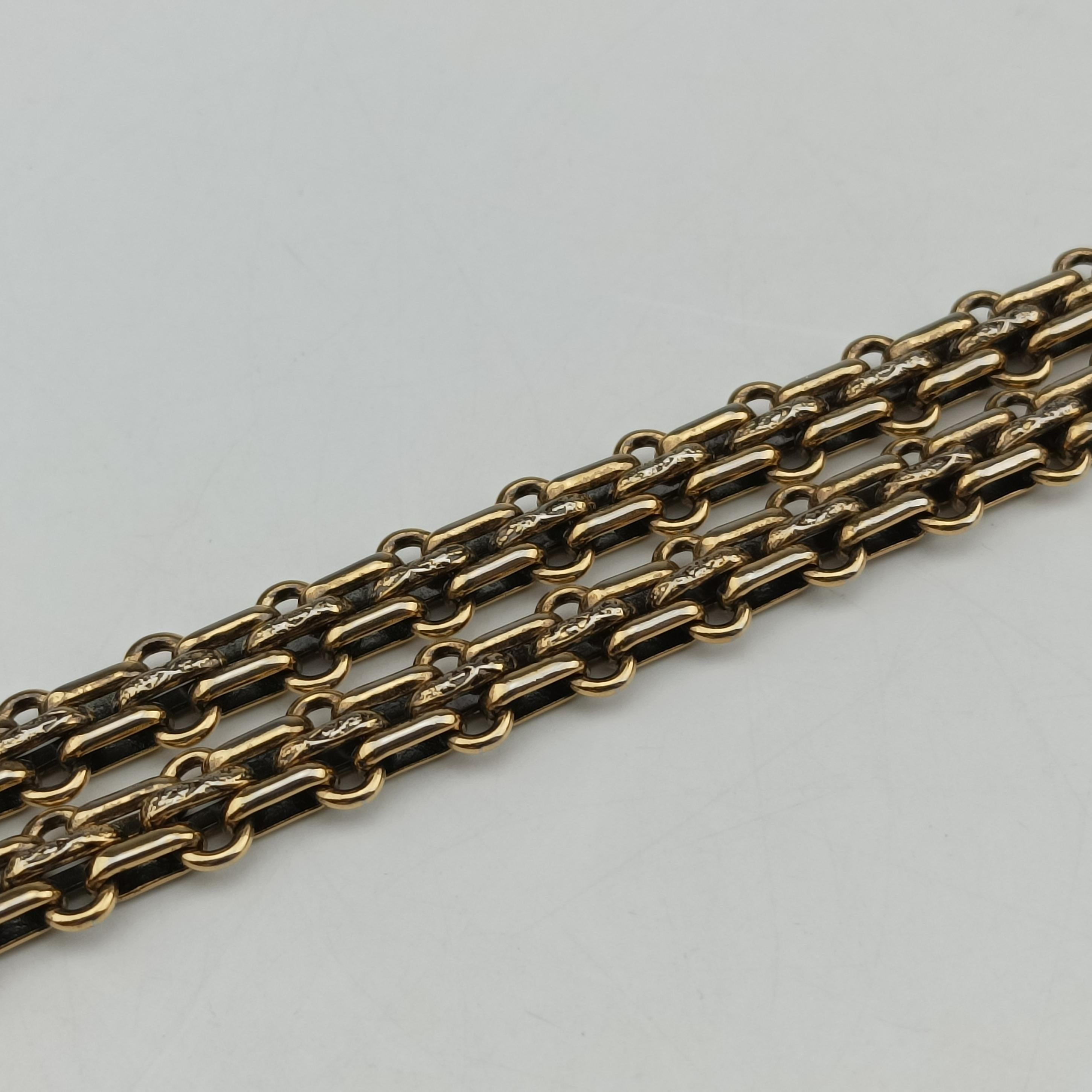 2.55 chain Black×white Leather A67500 177249052.55チェーン ブラック×ホワイト レザー A67500 17724905