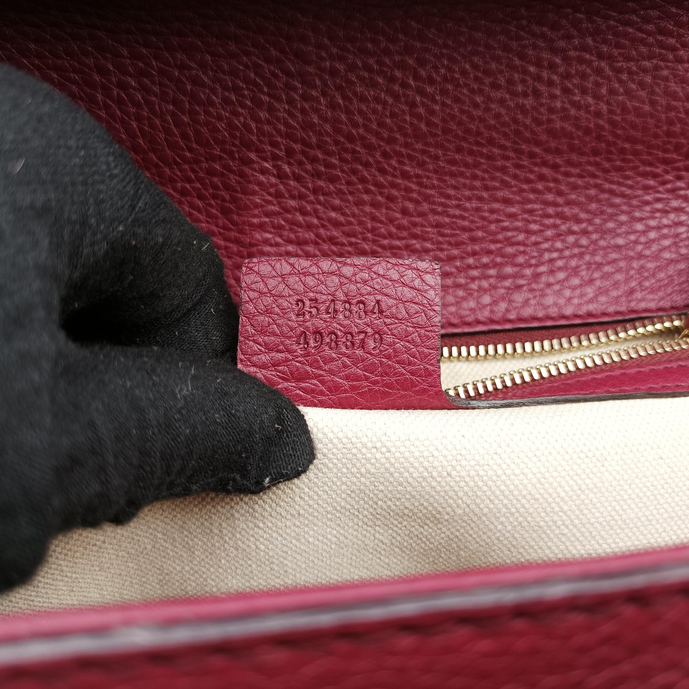 New Bamboo Burgundy Leather 254884 H9923019ニューバンブー ワインレッド レザー 254884 H9923019