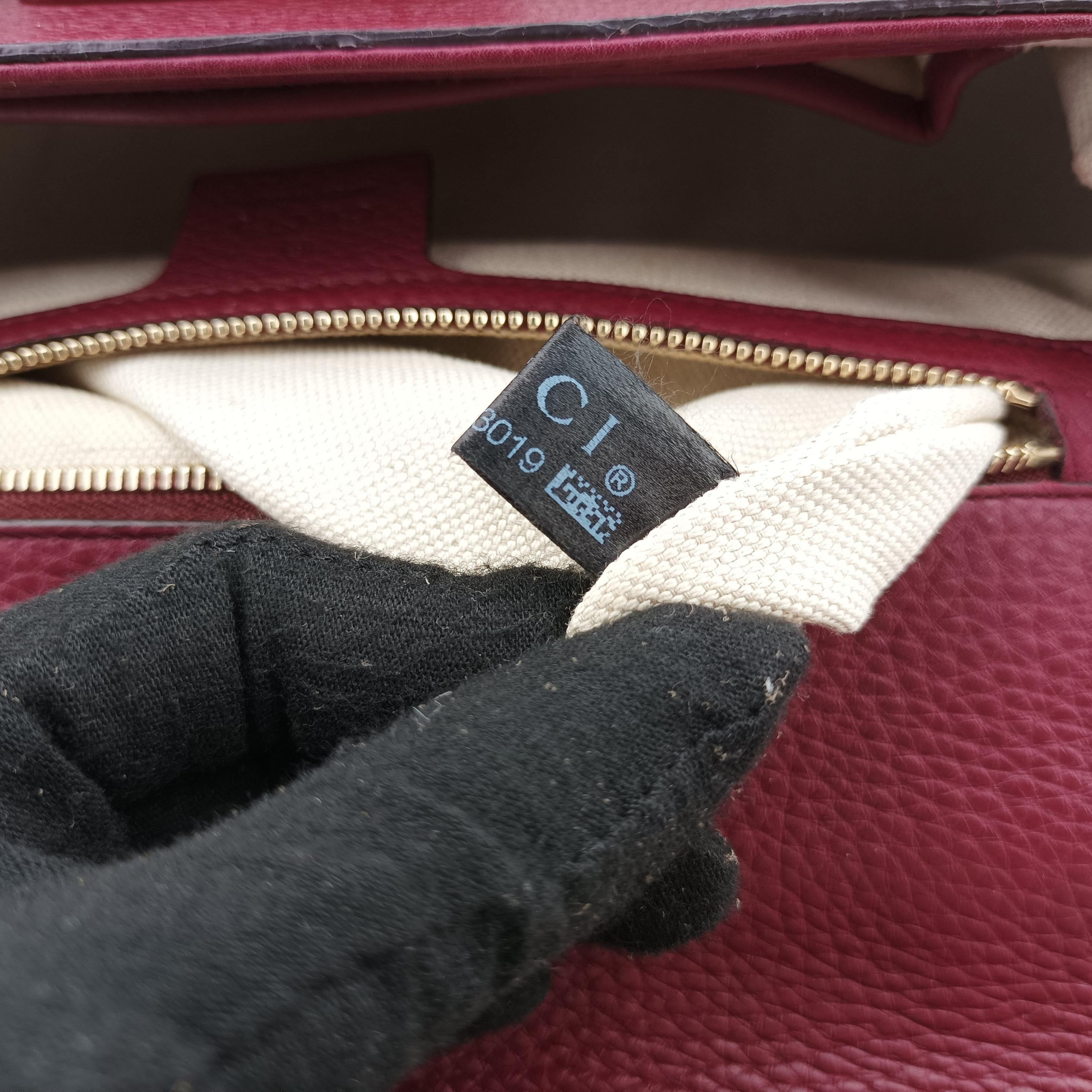 New Bamboo Burgundy Leather 254884 H9923019ニューバンブー ワインレッド レザー 254884 H9923019