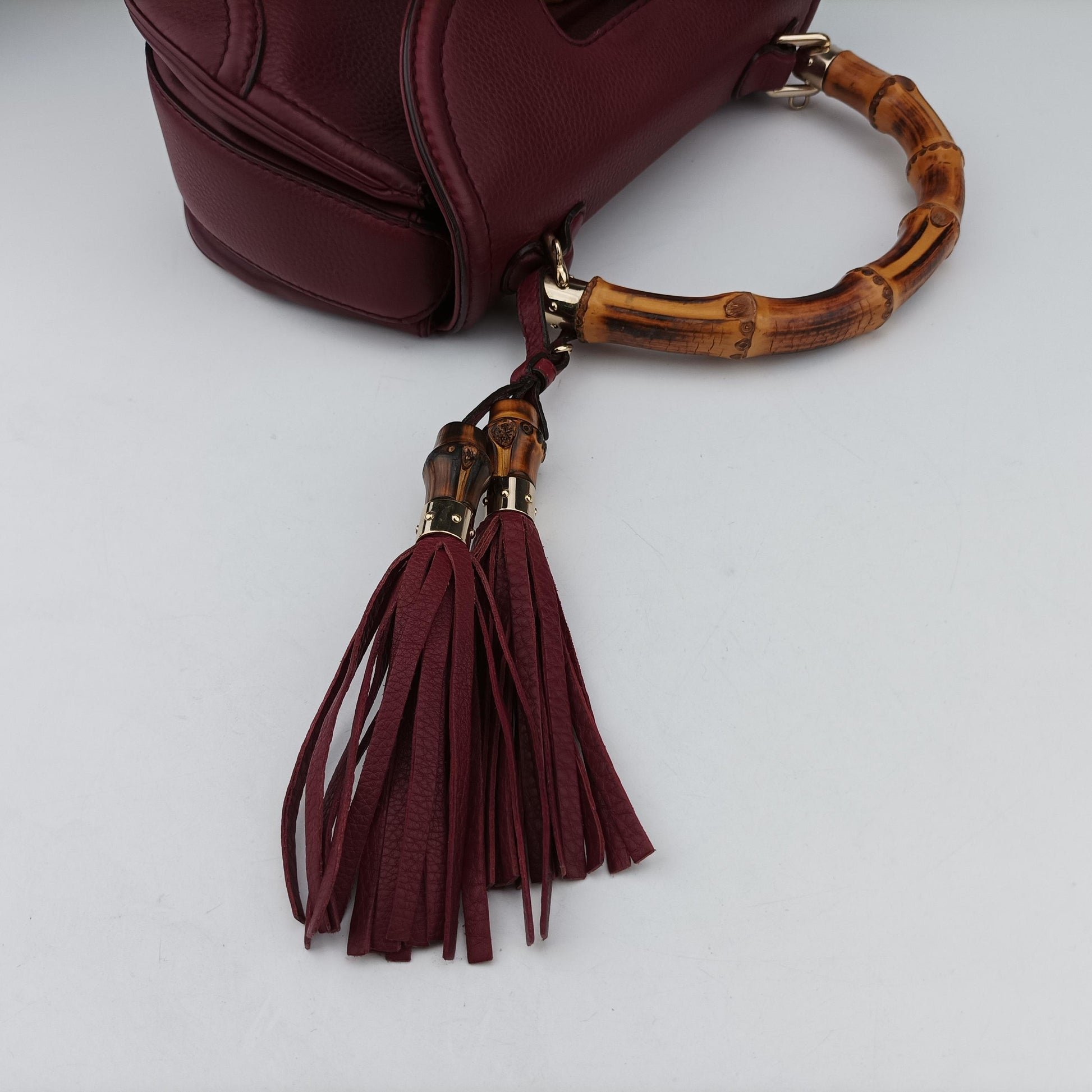 New Bamboo Burgundy Leather 254884 H9923019ニューバンブー ワインレッド レザー 254884 H9923019