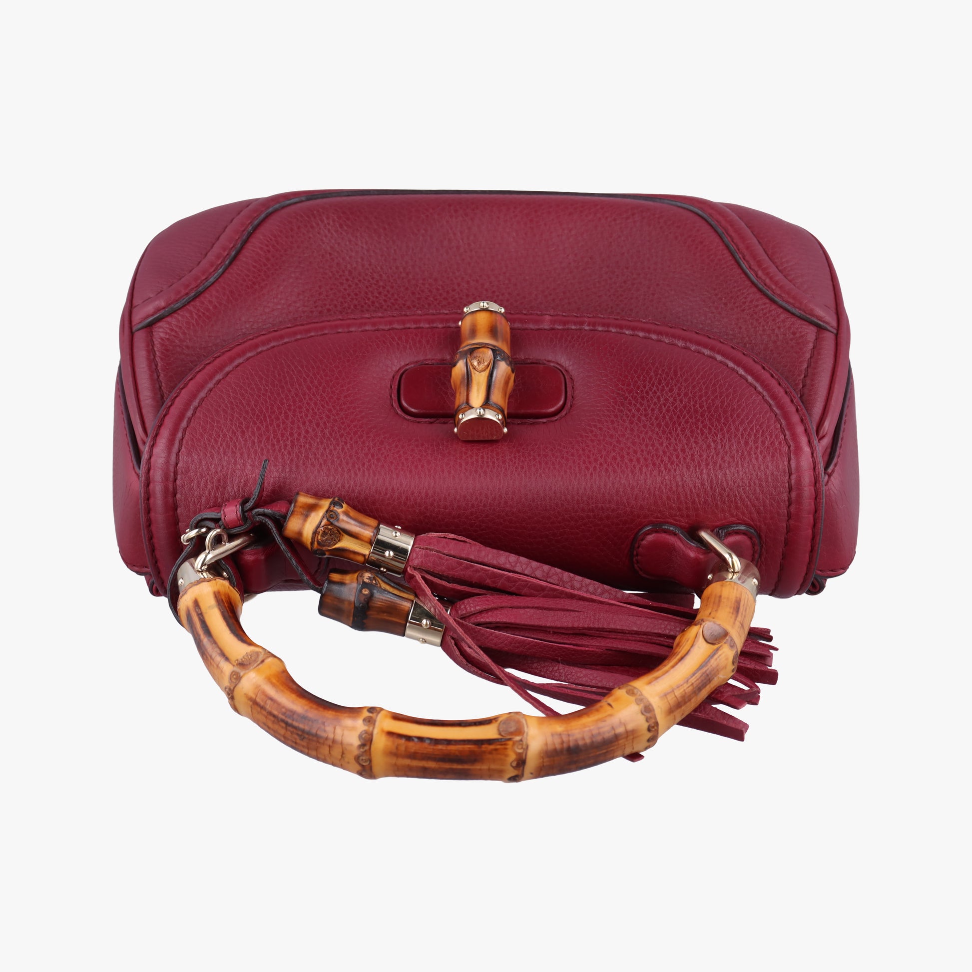 New Bamboo Burgundy Leather 254884 H9923019ニューバンブー ワインレッド レザー 254884 H9923019