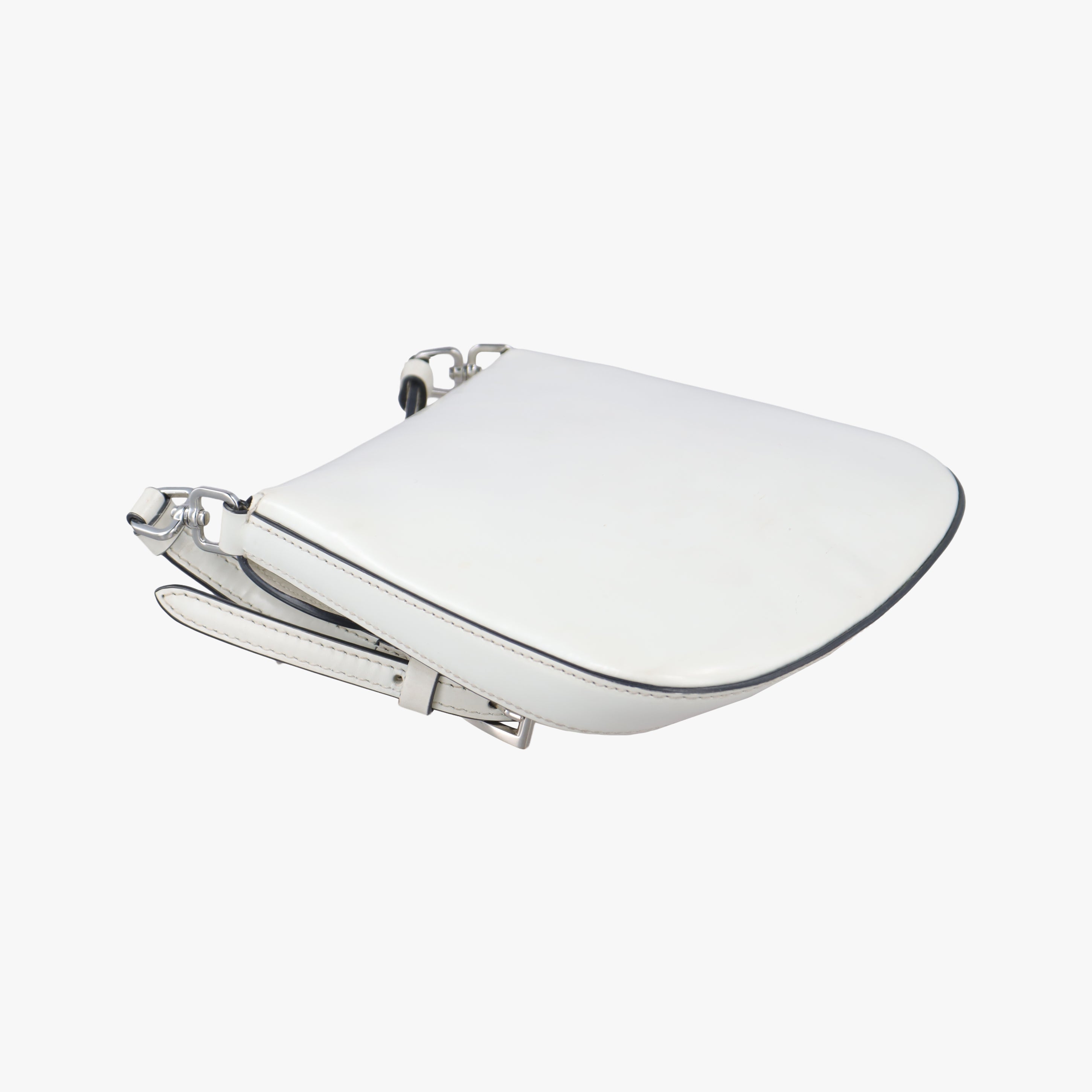 Cleo Flap White Leather 1BH188 7/Dクレオフラップ ホワイト レザー 1BH188 7/D