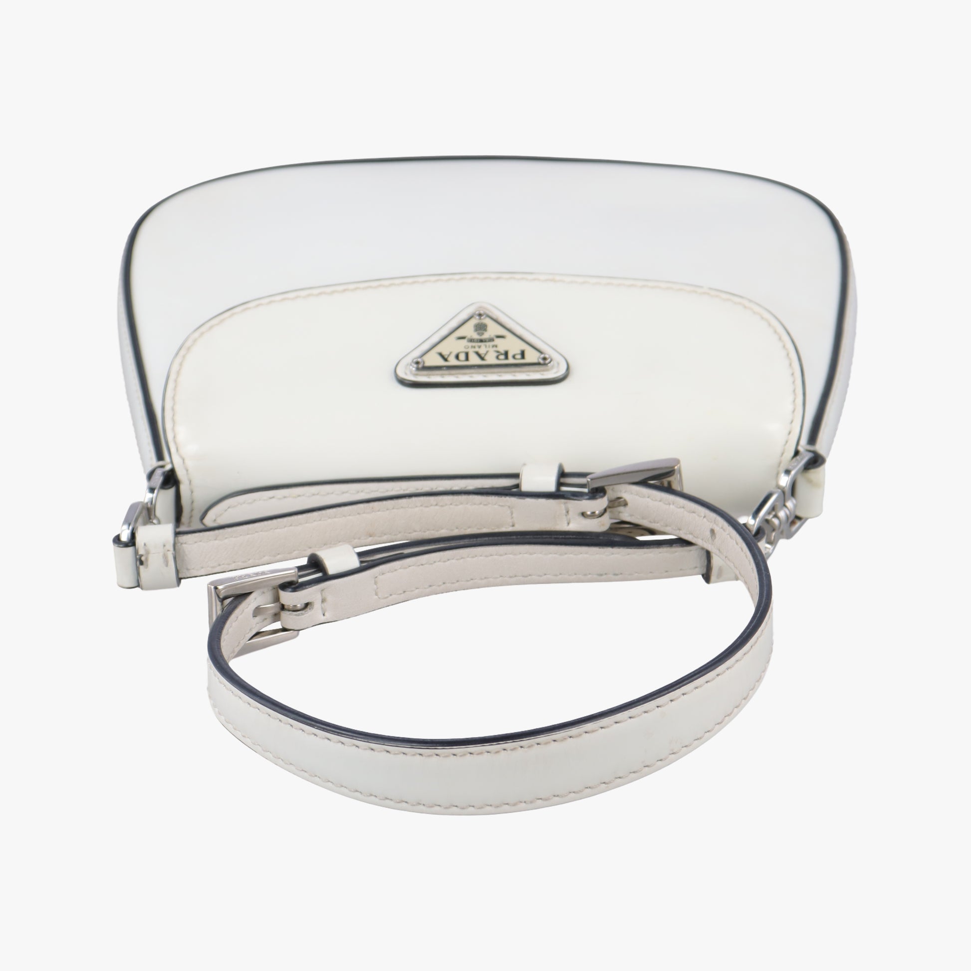 Cleo Flap White Leather 1BH188 7/Dクレオフラップ ホワイト レザー 1BH188 7/D