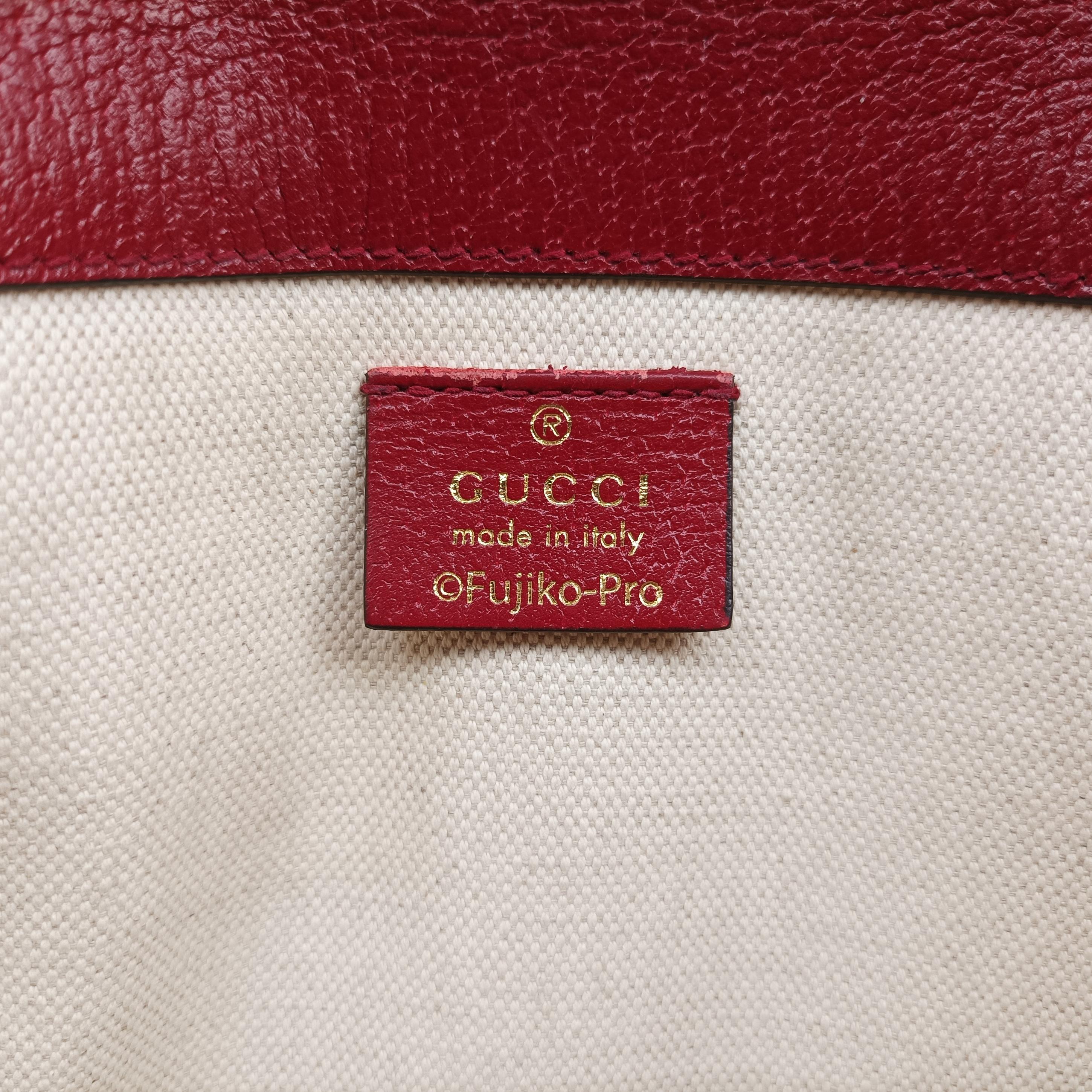 Doraemon collaboration Brown×red PVC coated canvas 647817 F034043463ドラえもん コラボ ブラウン×レッド PVCコーティングキャンバス 647817 F034043463