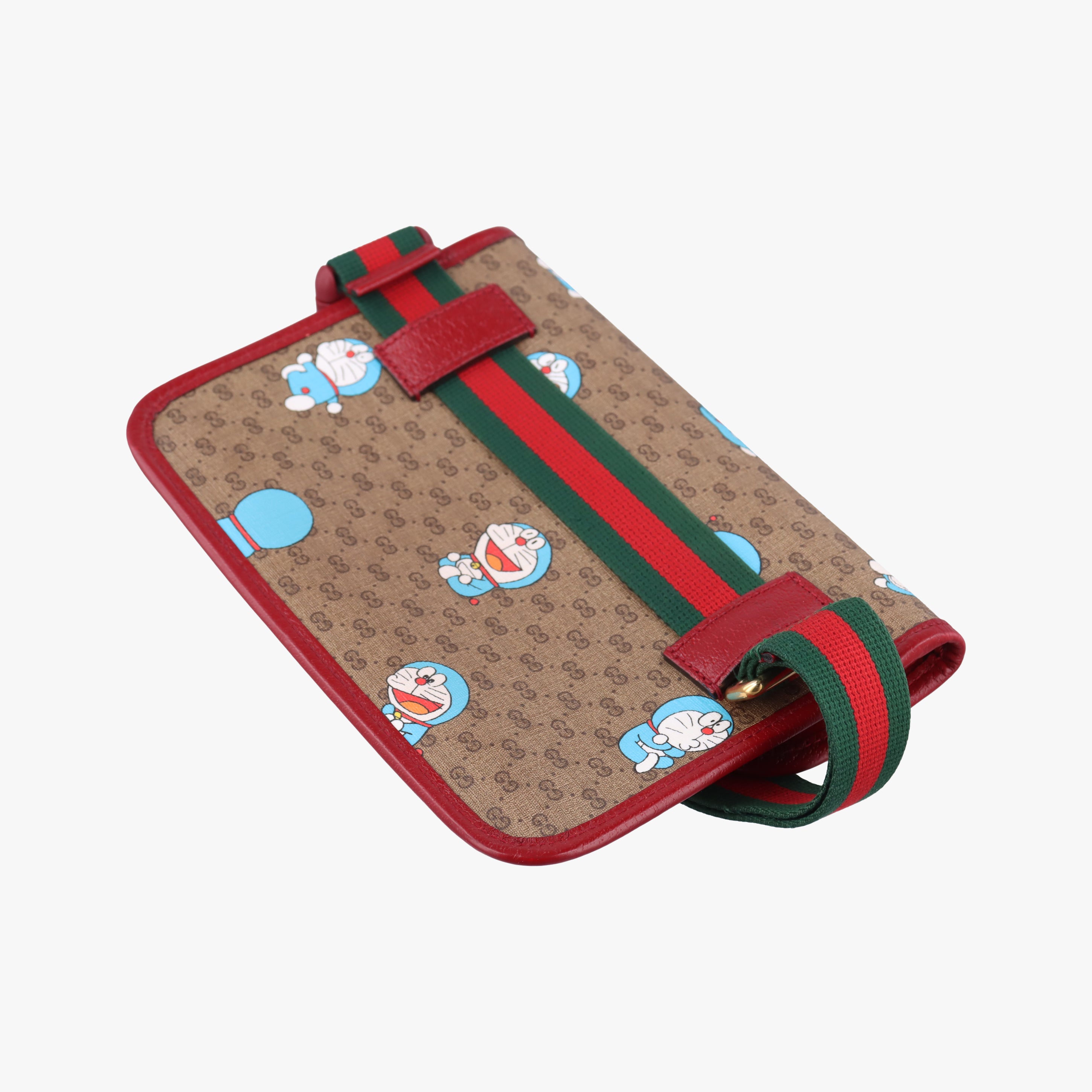 Doraemon collaboration Brown×red PVC coated canvas 647817 F034043463ドラえもん コラボ ブラウン×レッド PVCコーティングキャンバス 647817 F034043463