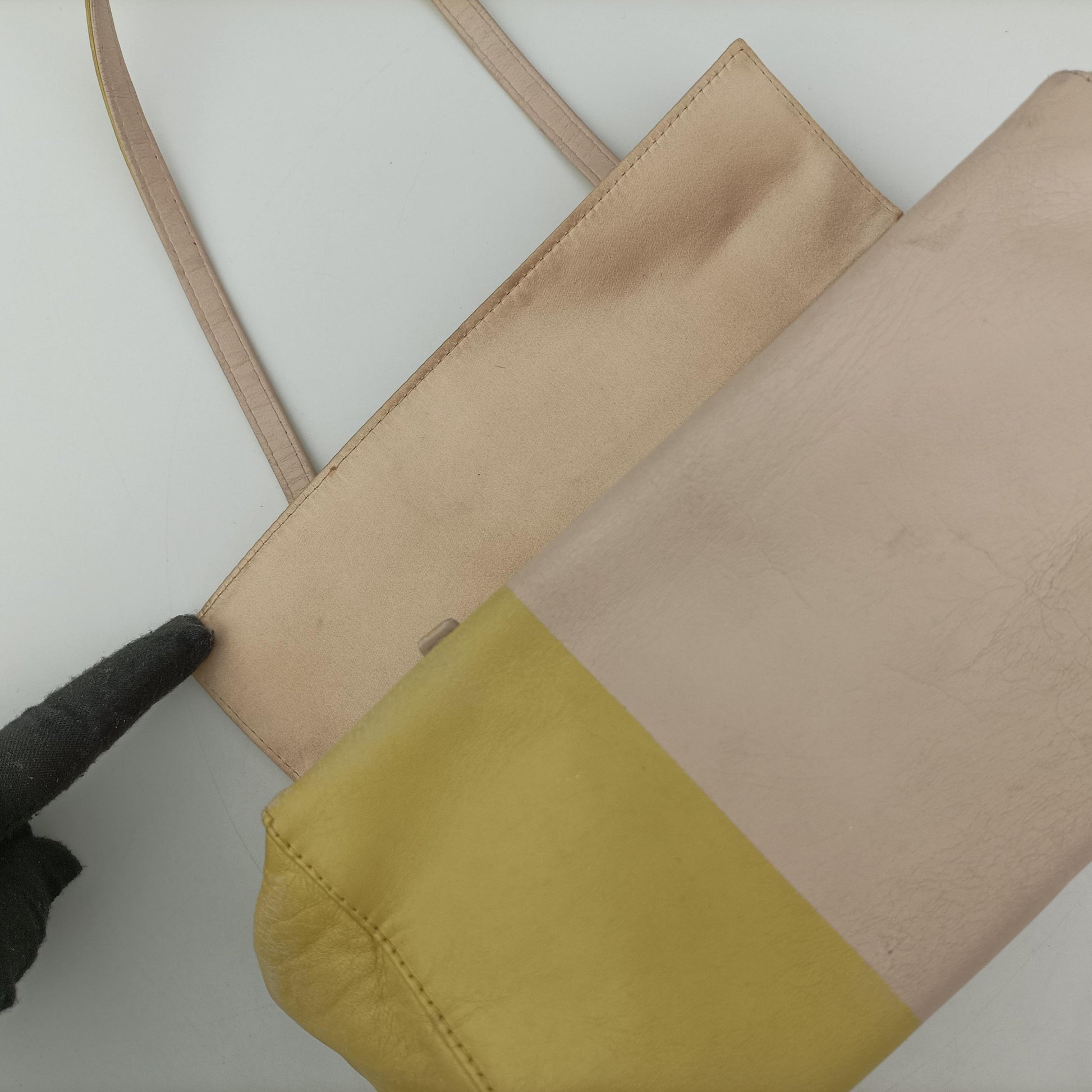 Anna Selleria Beige x Yellow Leather 26790 2394/26790/018アンナセレリア ベージュ×イエロー レザー 26790 2394/26790/018