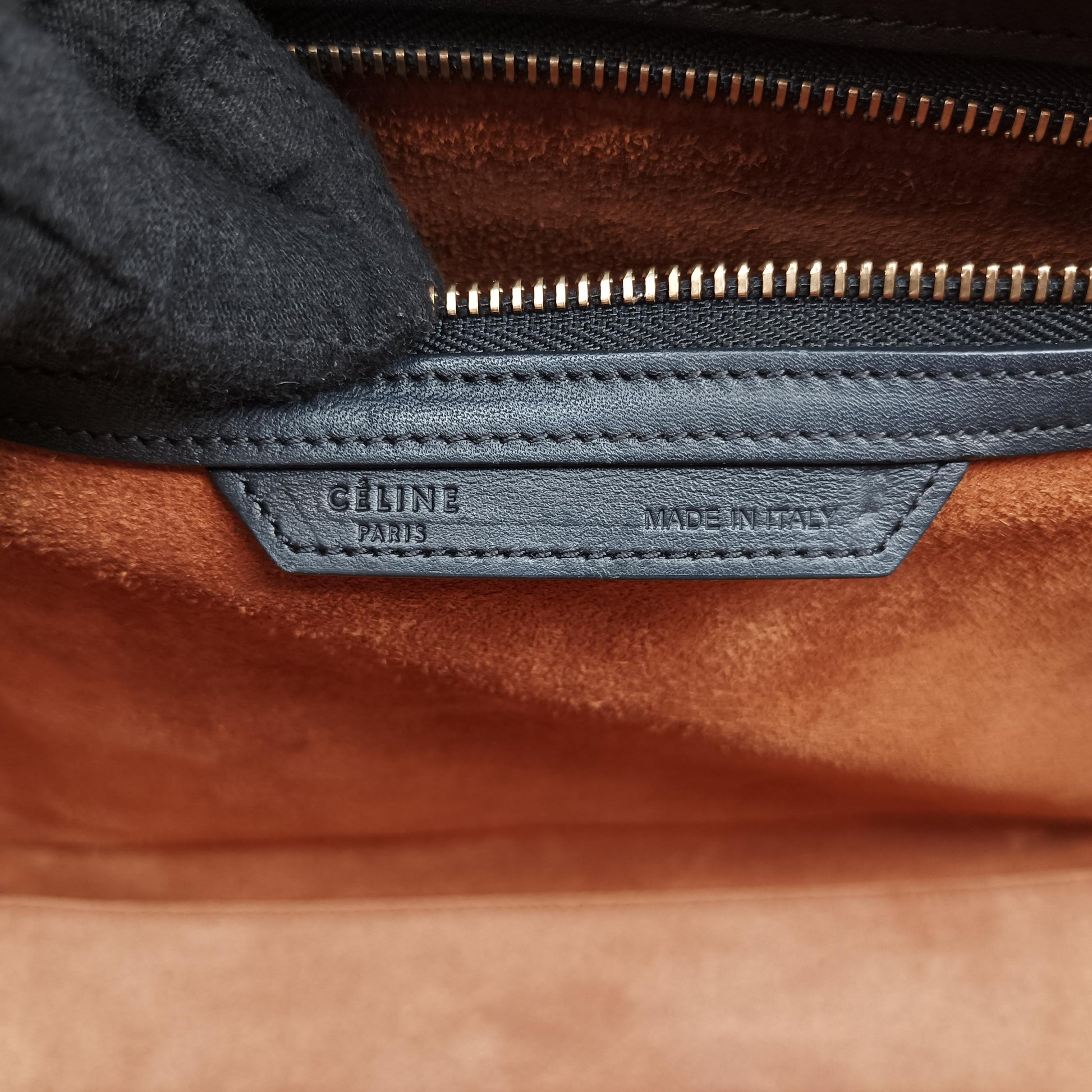 Luggage Mini Shopper Blue×Black×Beige Leather S-CU-4184ラゲージミニショッパー ブルー×ブラック×ベージュ レザー S-CU-4184