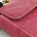 GG Marmont Pink velour 446744 A022312611GGマーモント ピンク ベロア 446744 A022312611