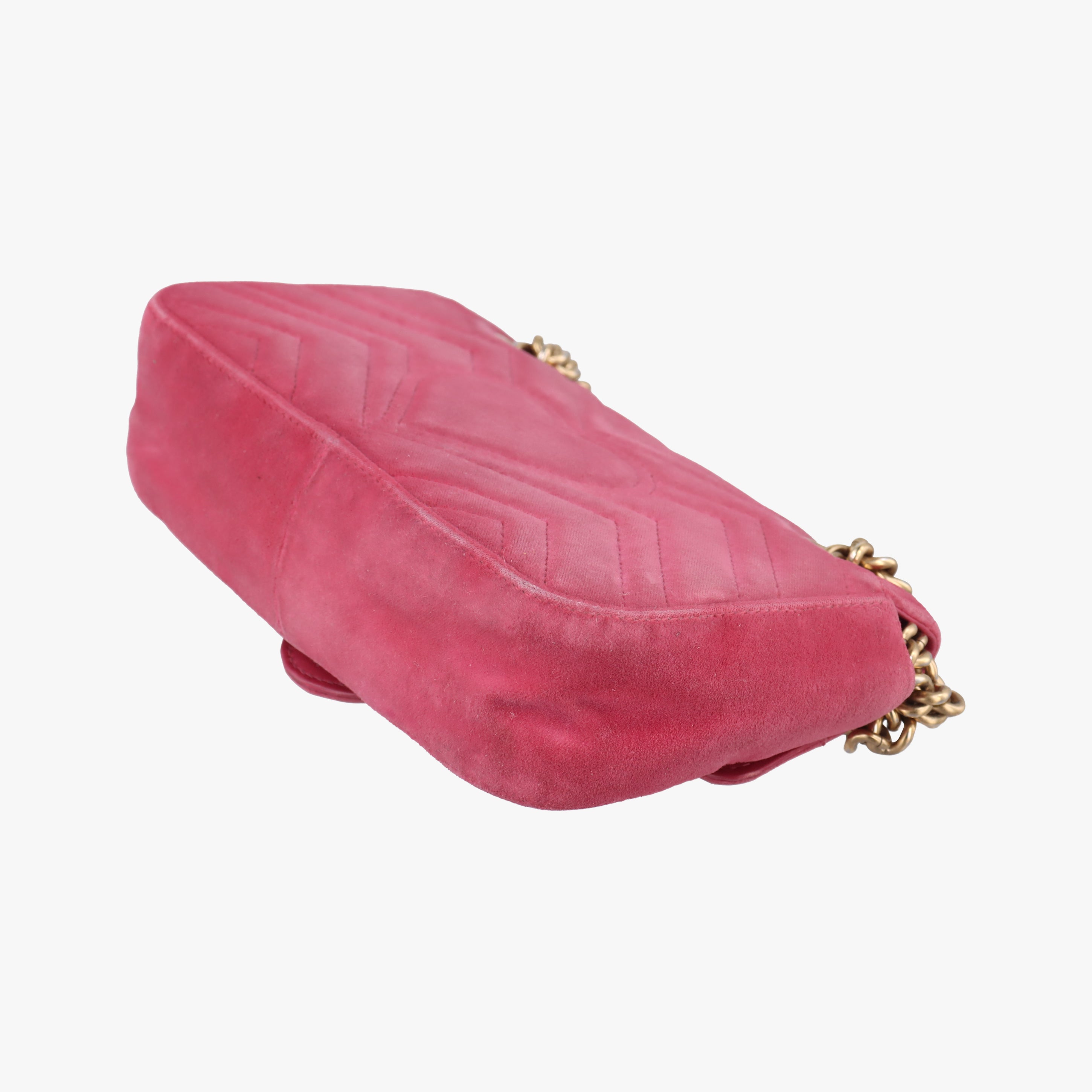 GG Marmont Pink velour 446744 A022312611GGマーモント ピンク ベロア 446744 A022312611