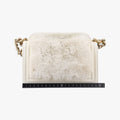 BOY CHANEL White Leather × Fur A67085 21959695ボーイシャネル ホワイト レザー × ファー Leather × Fur A67085 21959695