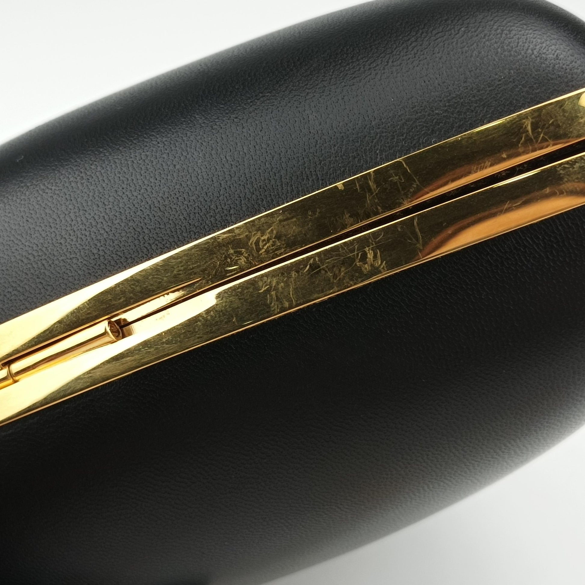 Love box heart Black Leather 466212 BCI466212.0918ラブボックス ハート型 ブラック レザー 466212 BCI466212.0918