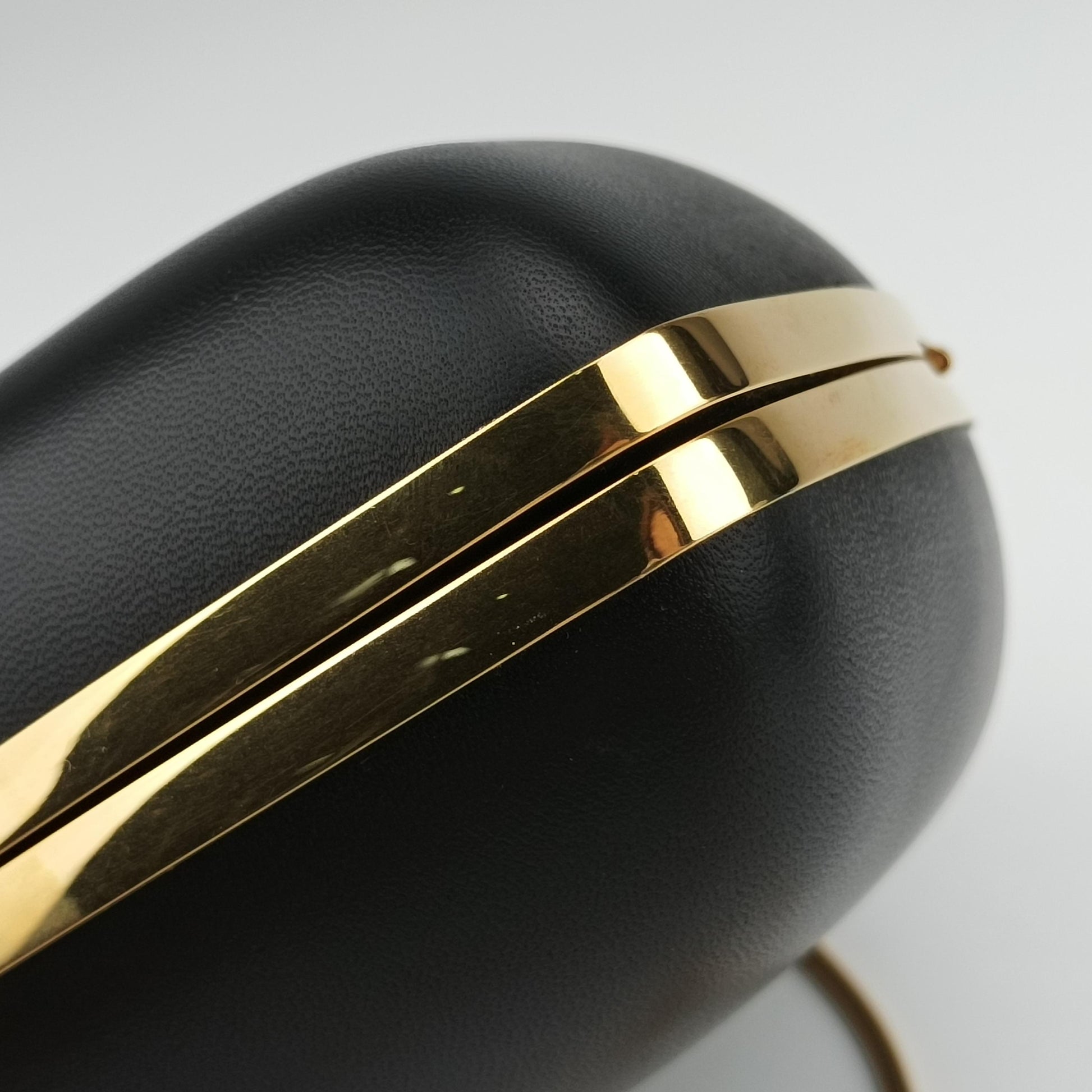 Love box heart Black Leather 466212 BCI466212.0918ラブボックス ハート型 ブラック レザー 466212 BCI466212.0918