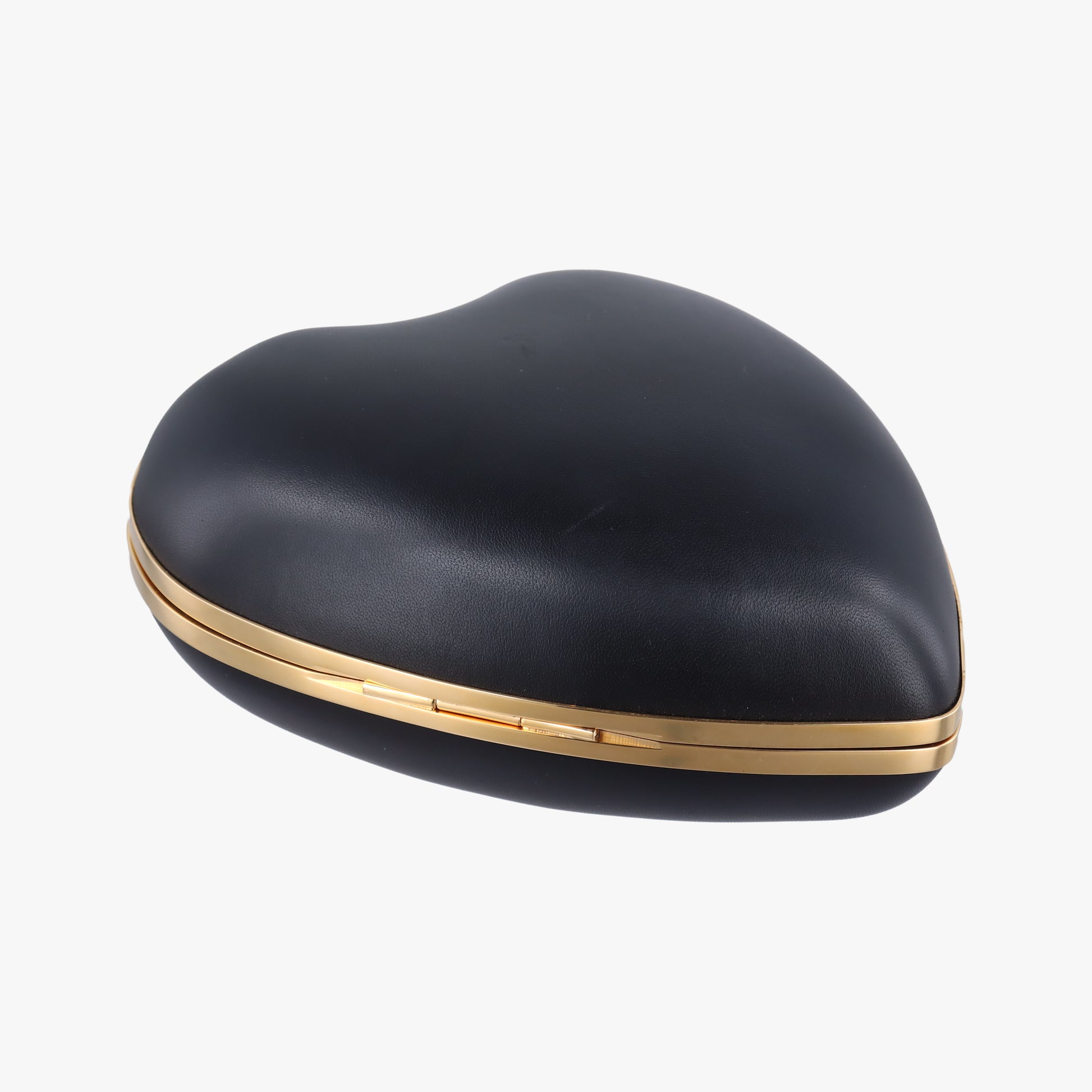 Love box heart Black Leather 466212 BCI466212.0918ラブボックス ハート型 ブラック レザー 466212 BCI466212.0918