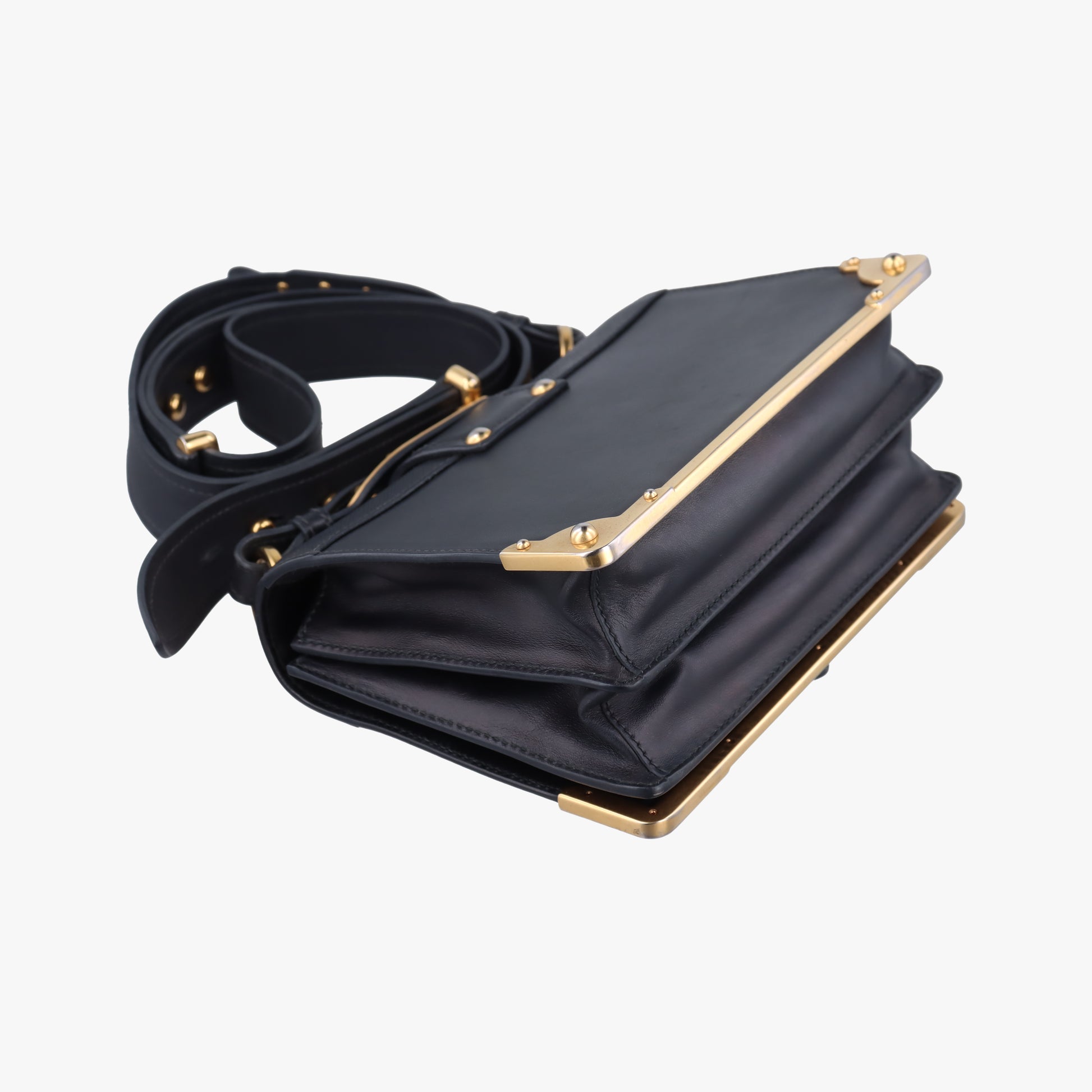 Cahier Black Leather 25カイエ ブラック レザー 25